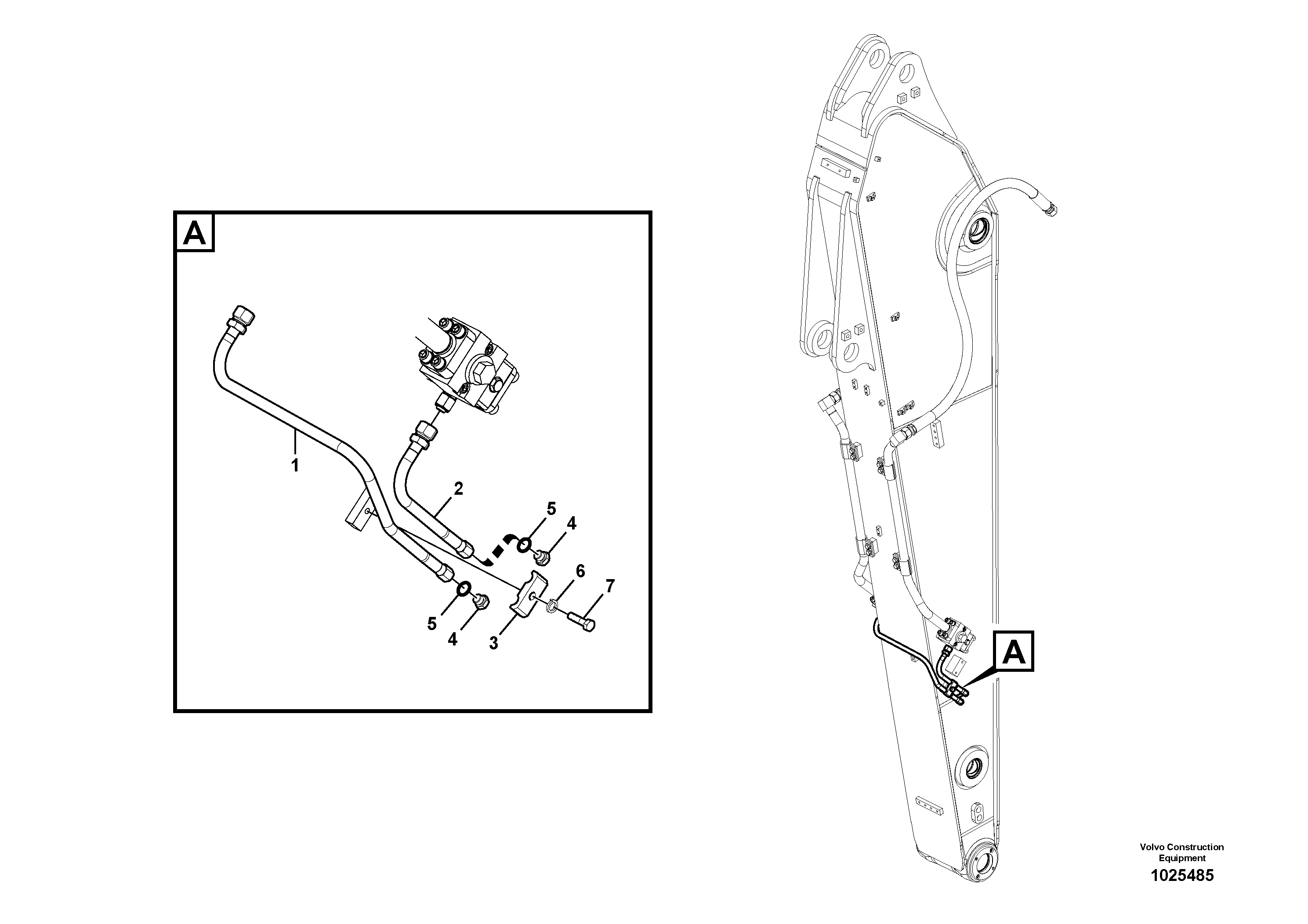 Seat frame VOE14552155 VOLVO