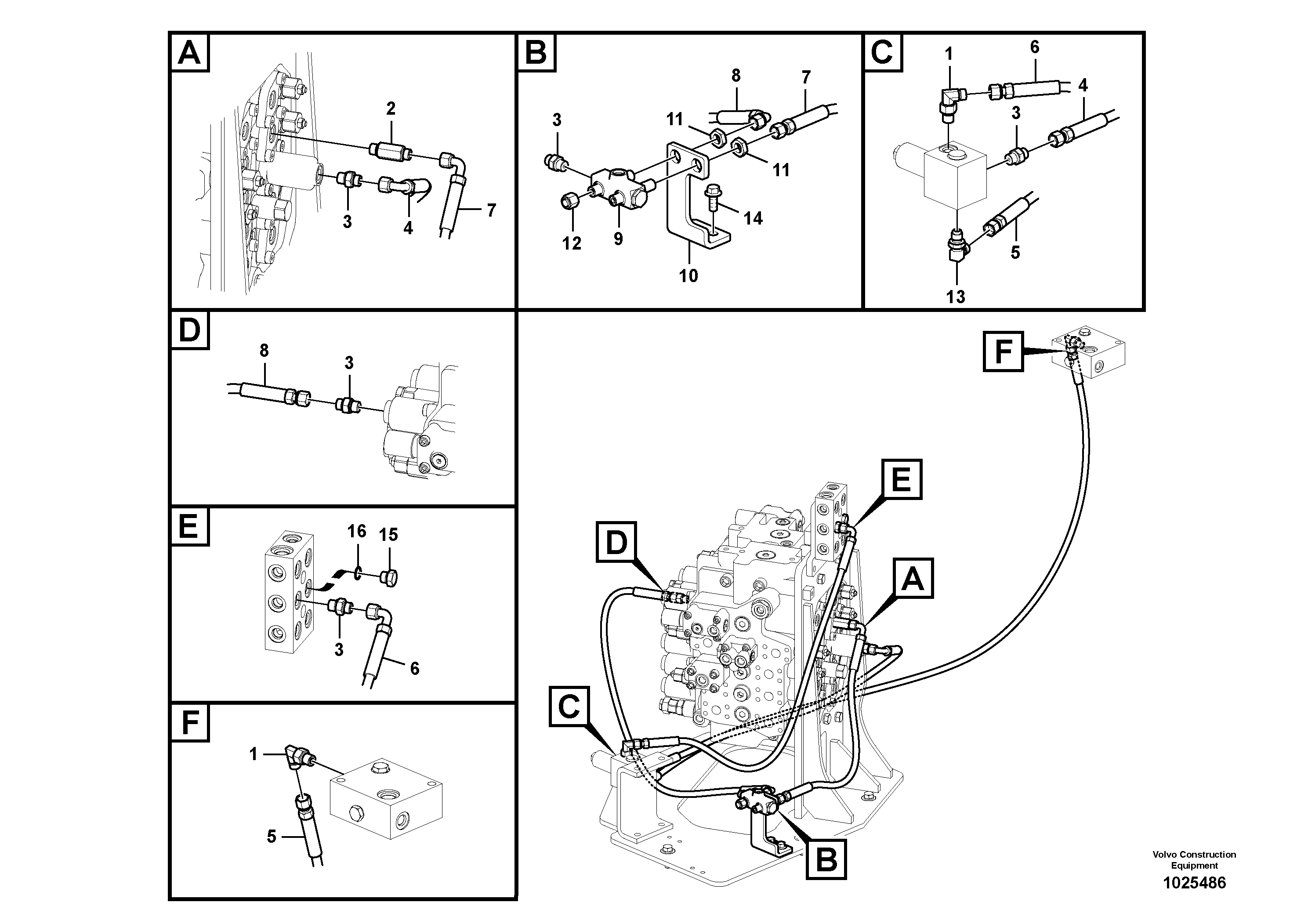 Seat frame VOE14535554 VOLVO