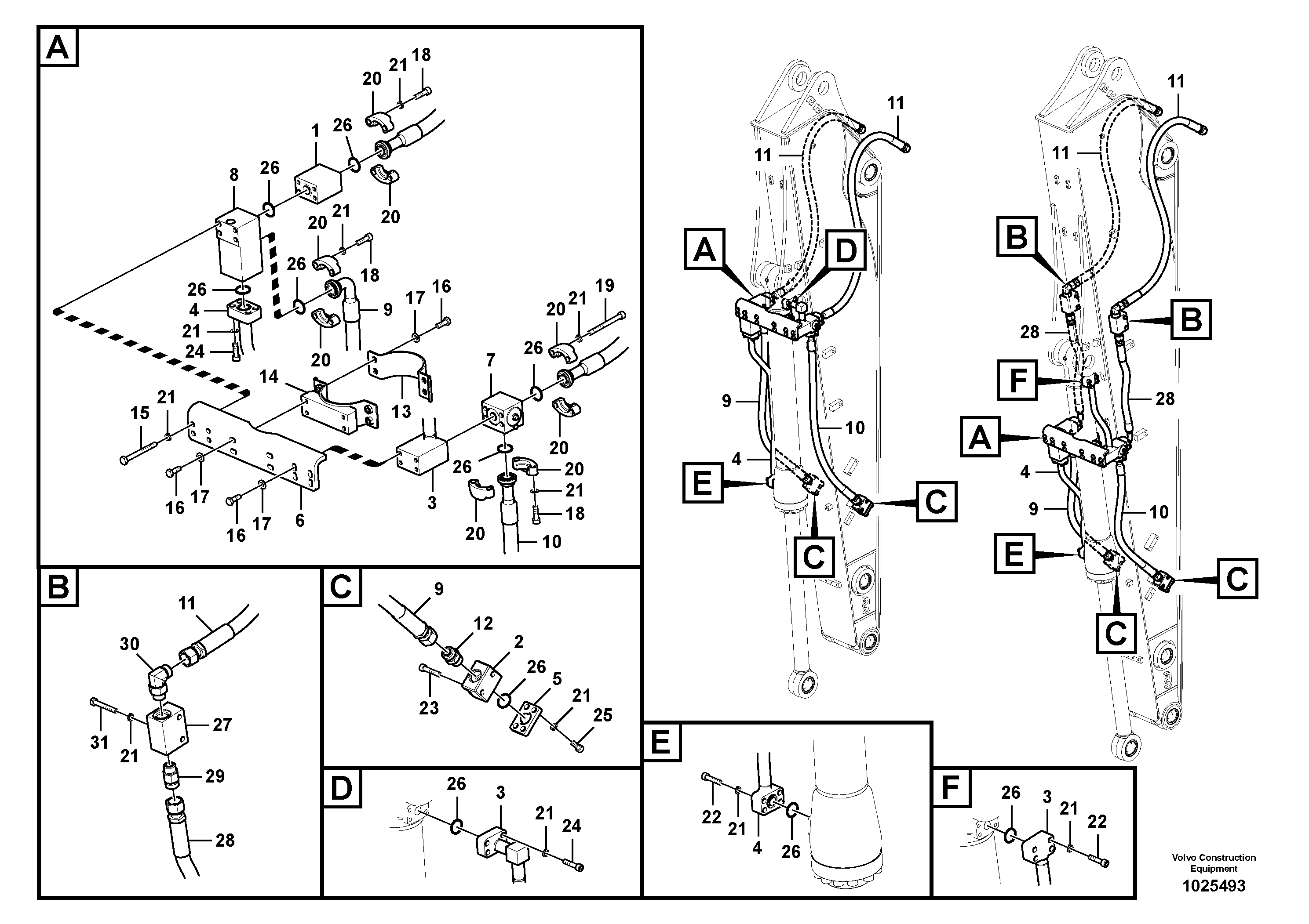 Timing gear casing VOE15014091 VOLVO