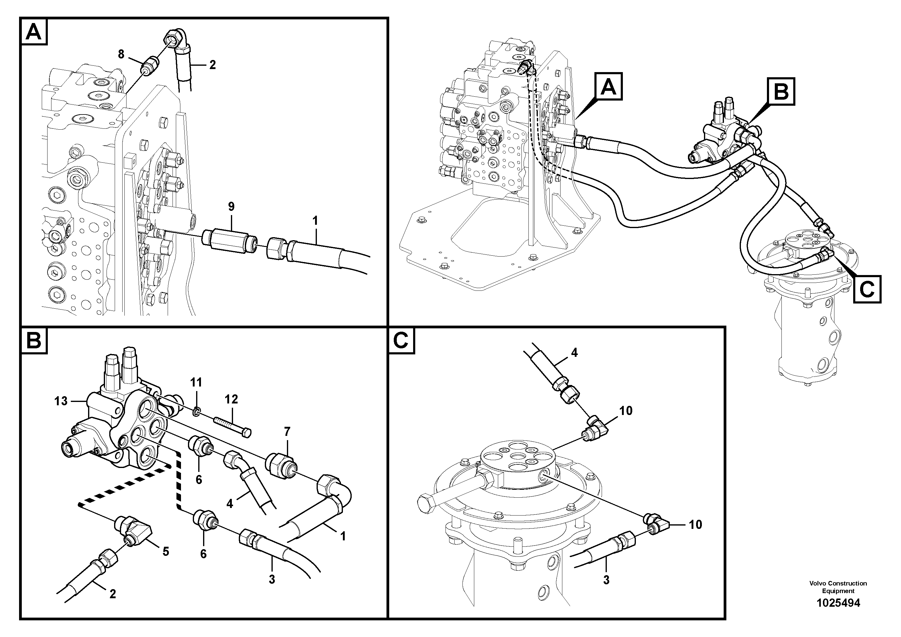 Shaft Guide RM/VOE14594261 VOLVO