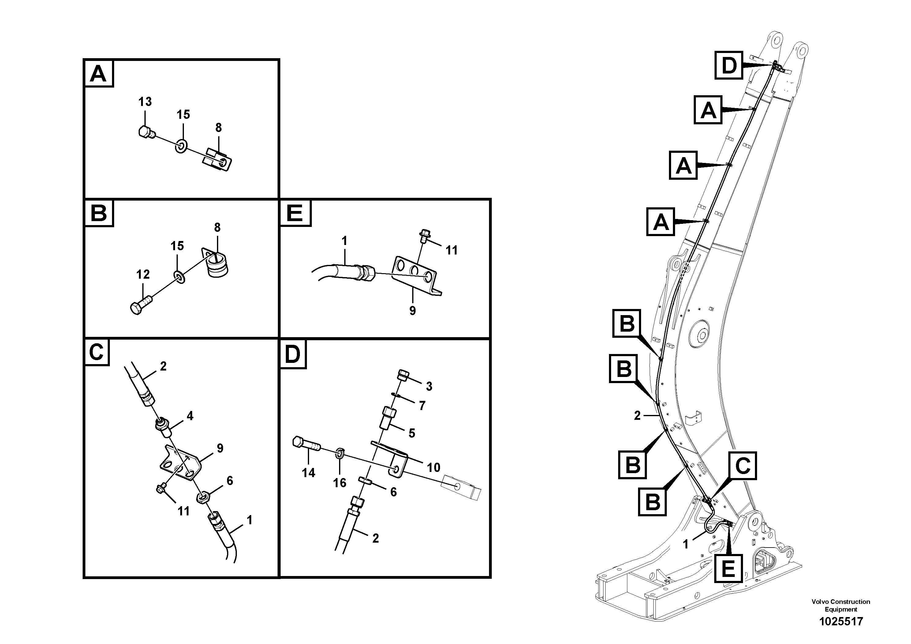 Bracket VOE14550568 VOLVO
