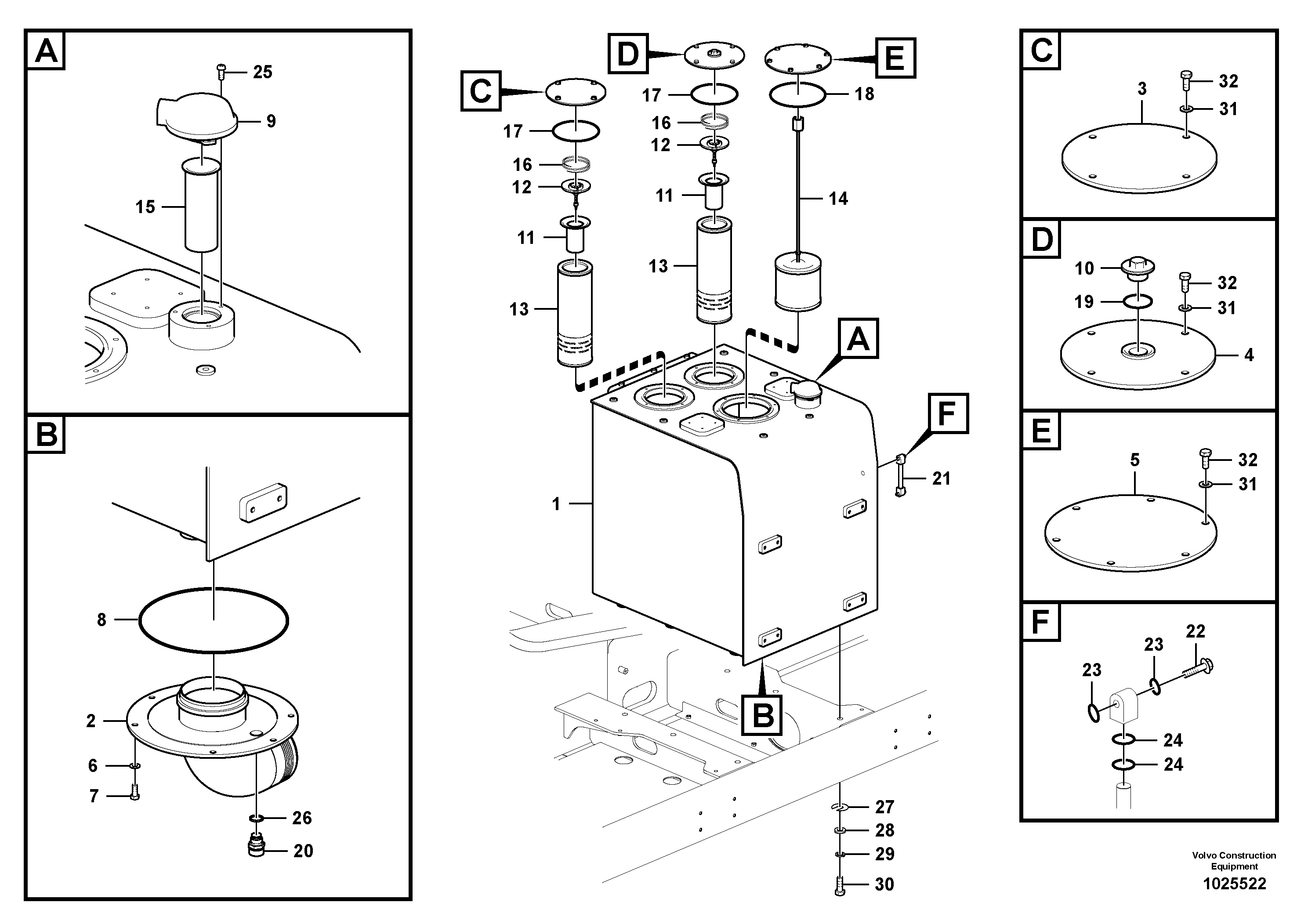 Frame, Lh VOE14567253 VOLVO