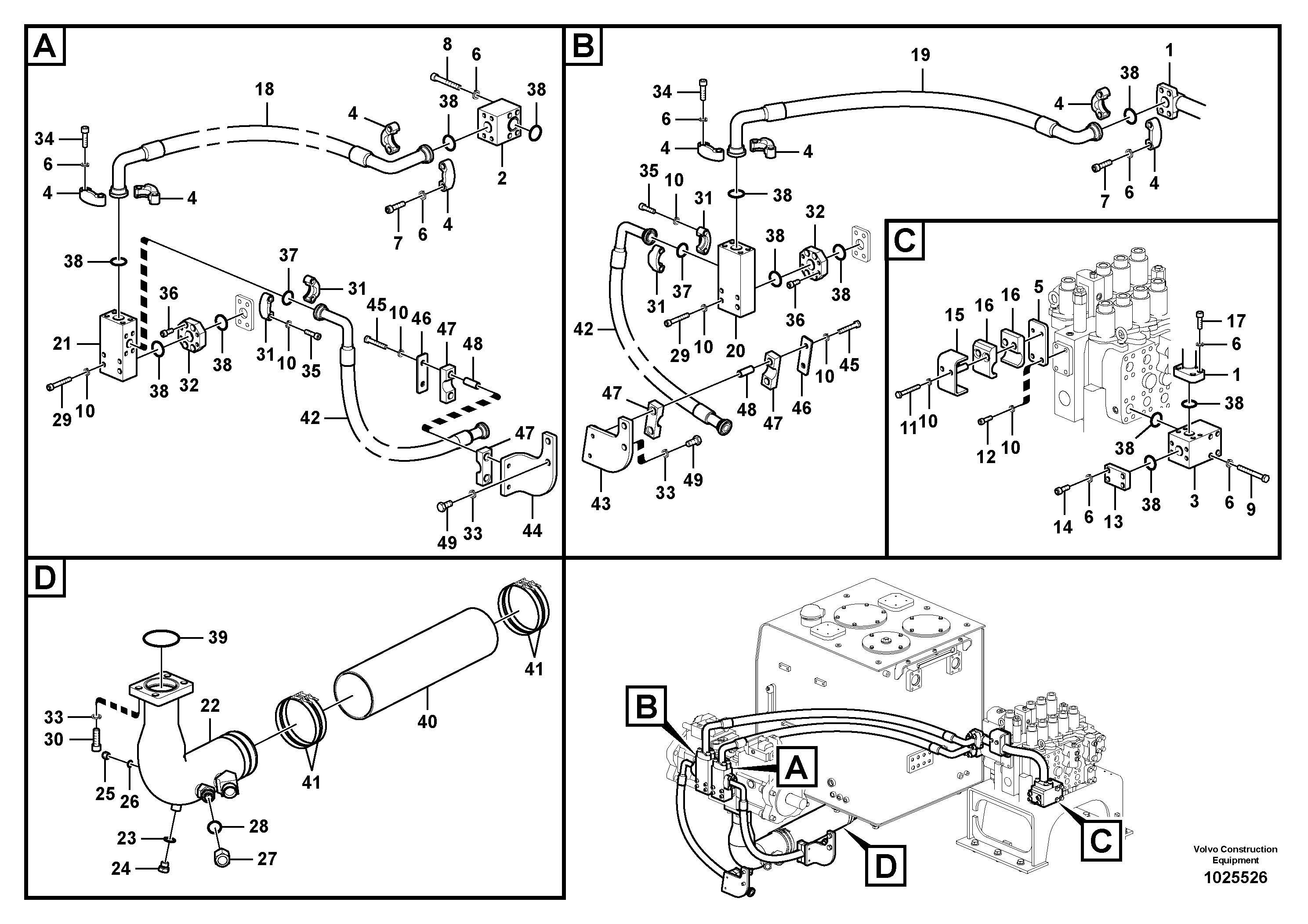 Timing gear casing VOE14880717 VOLVO