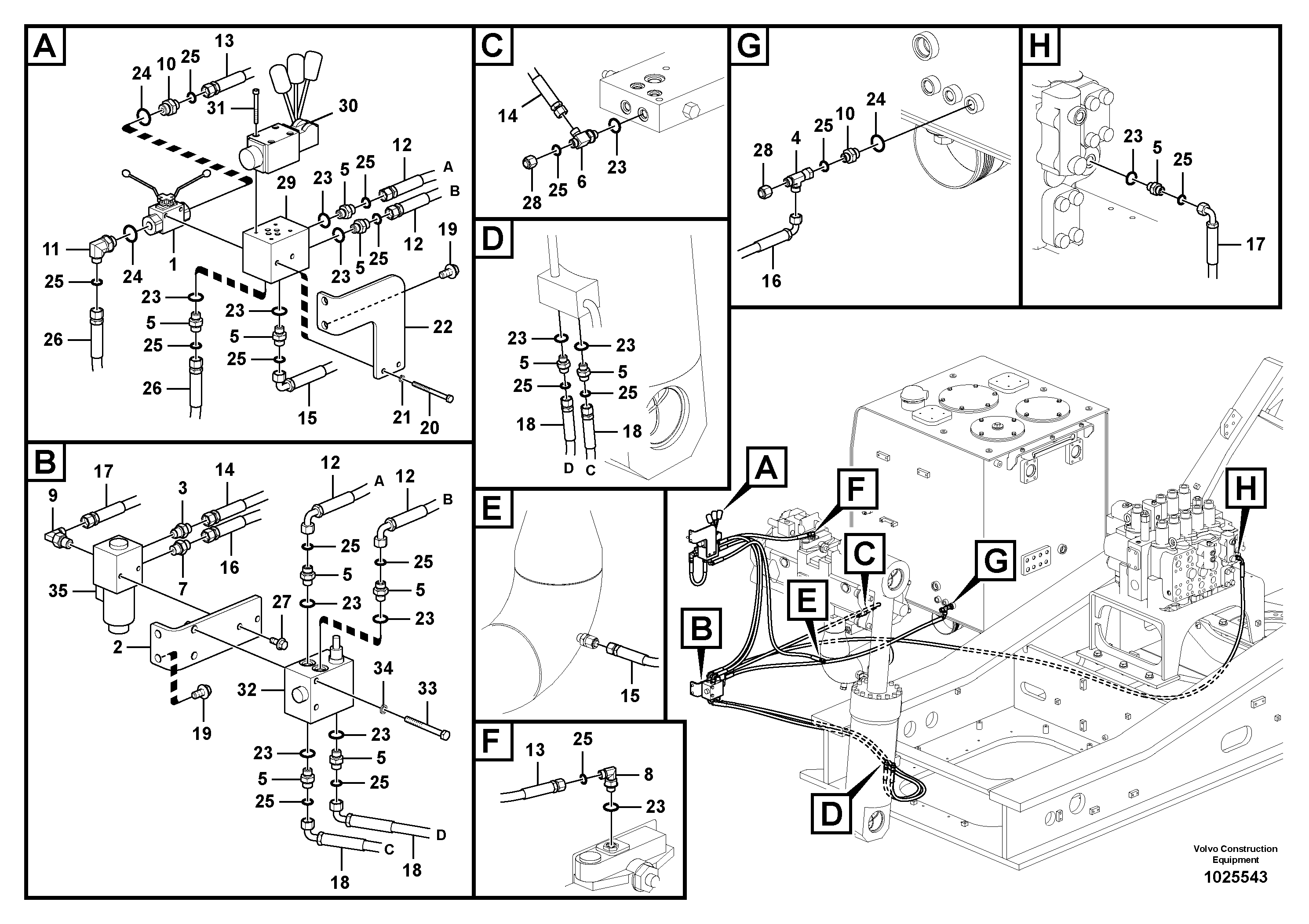 Timing gear casing VOE936181 VOLVO