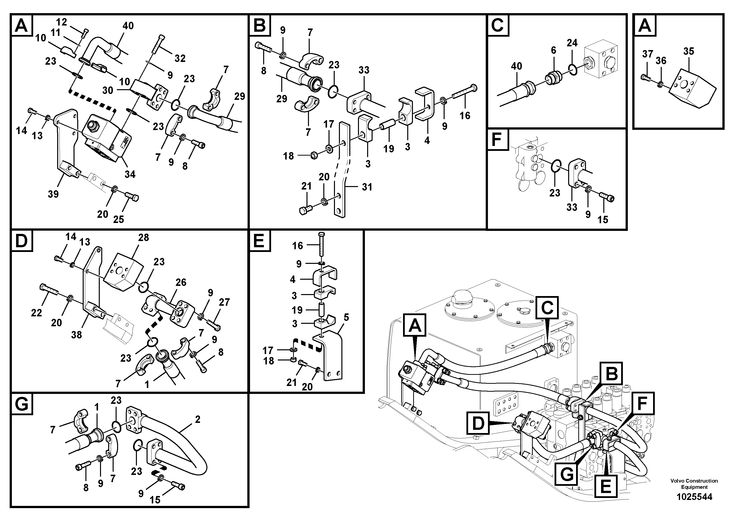 Timing gear casing VOE938348 VOLVO