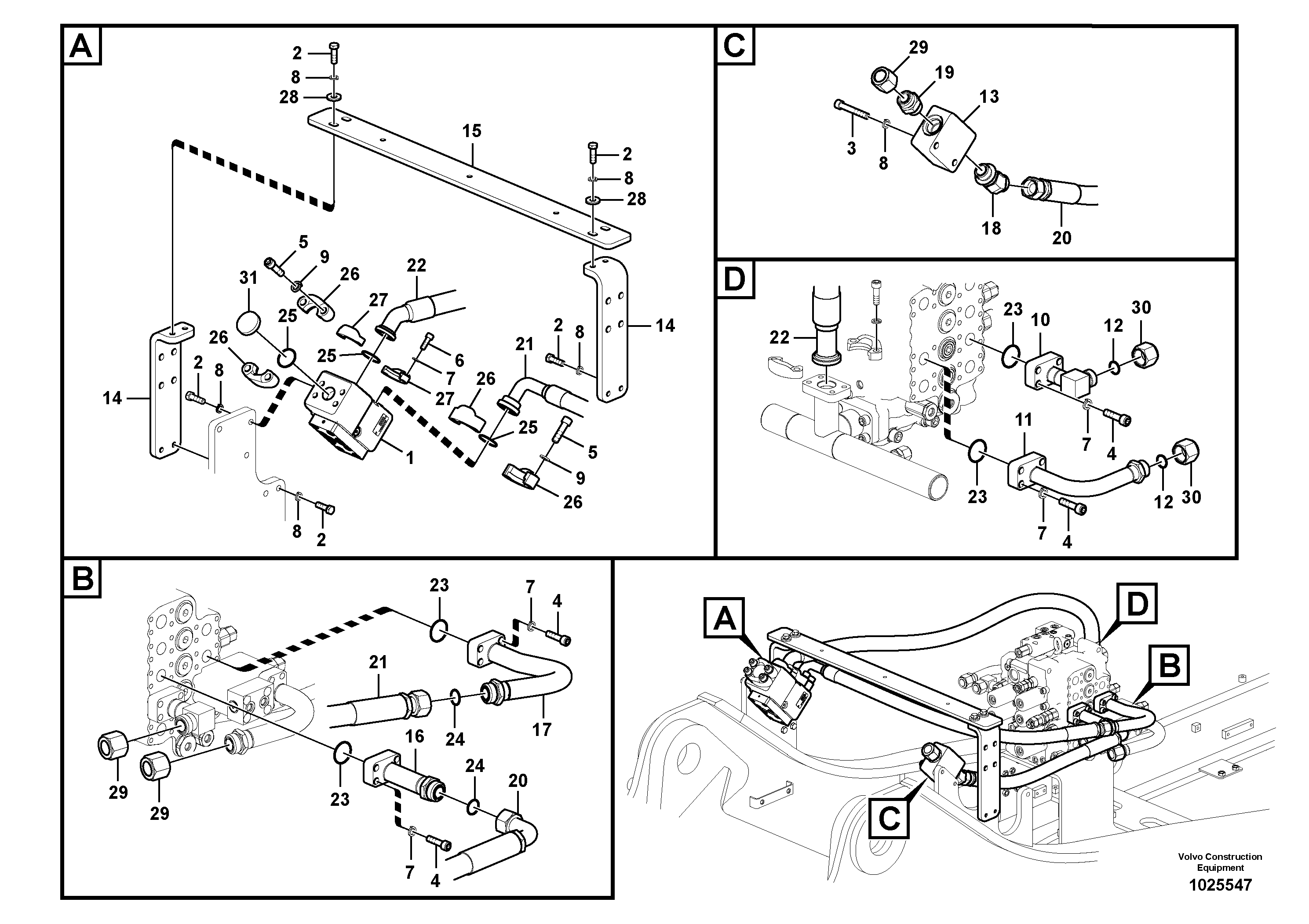 Timing gear casing VOE15038539 VOLVO