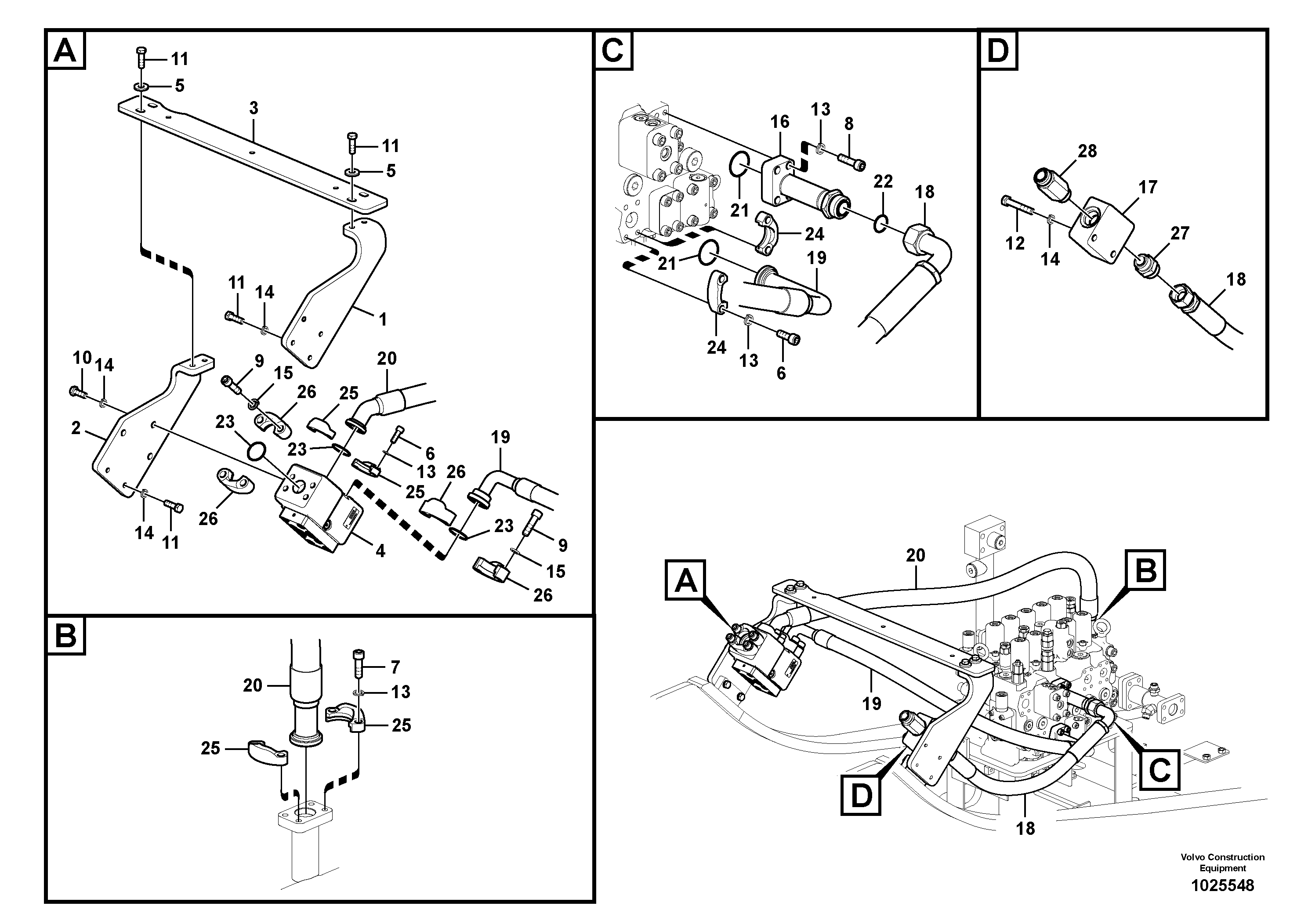 Seat frame VOE14557792 VOLVO