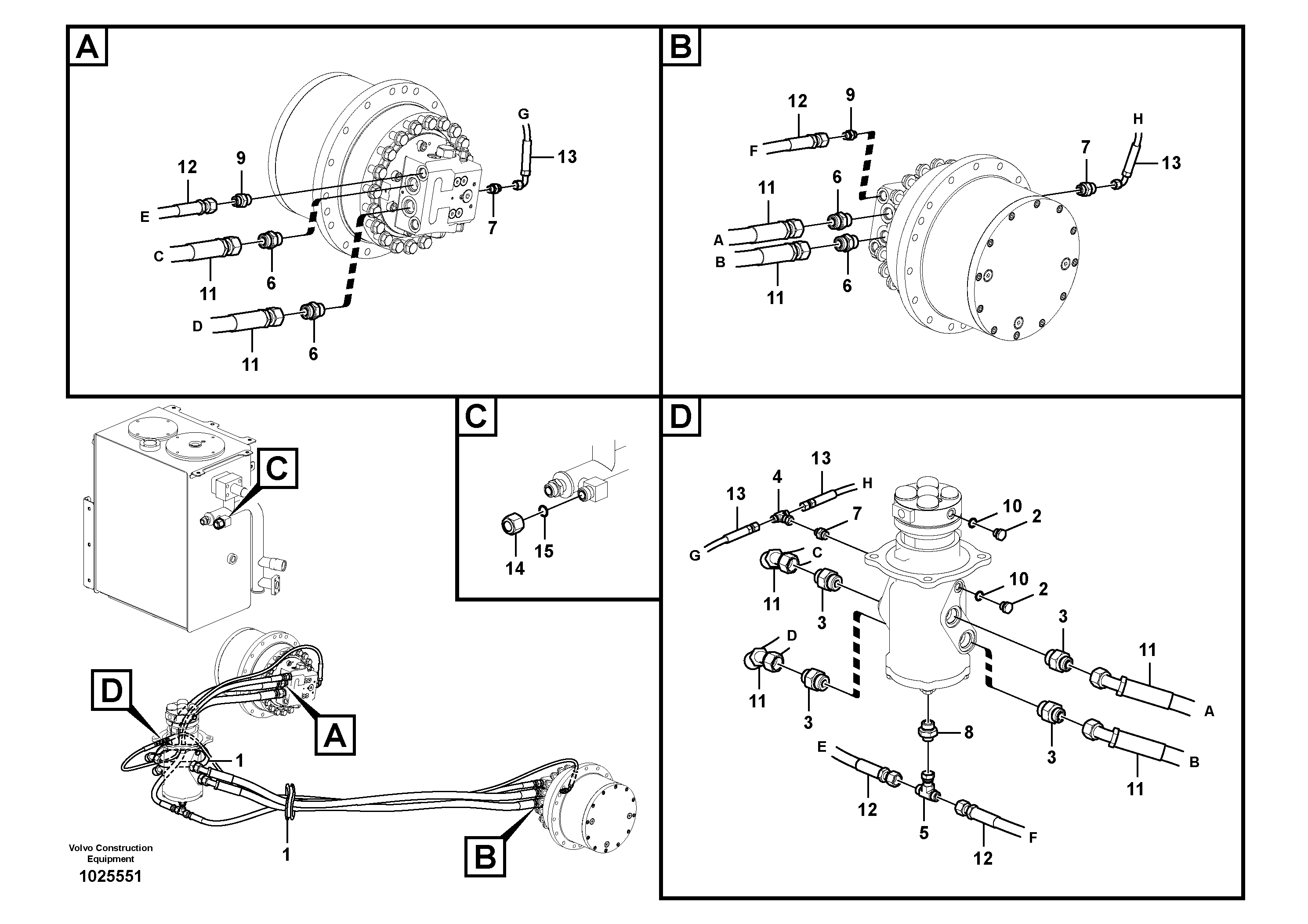 Timing gear casing VOE937786 VOLVO