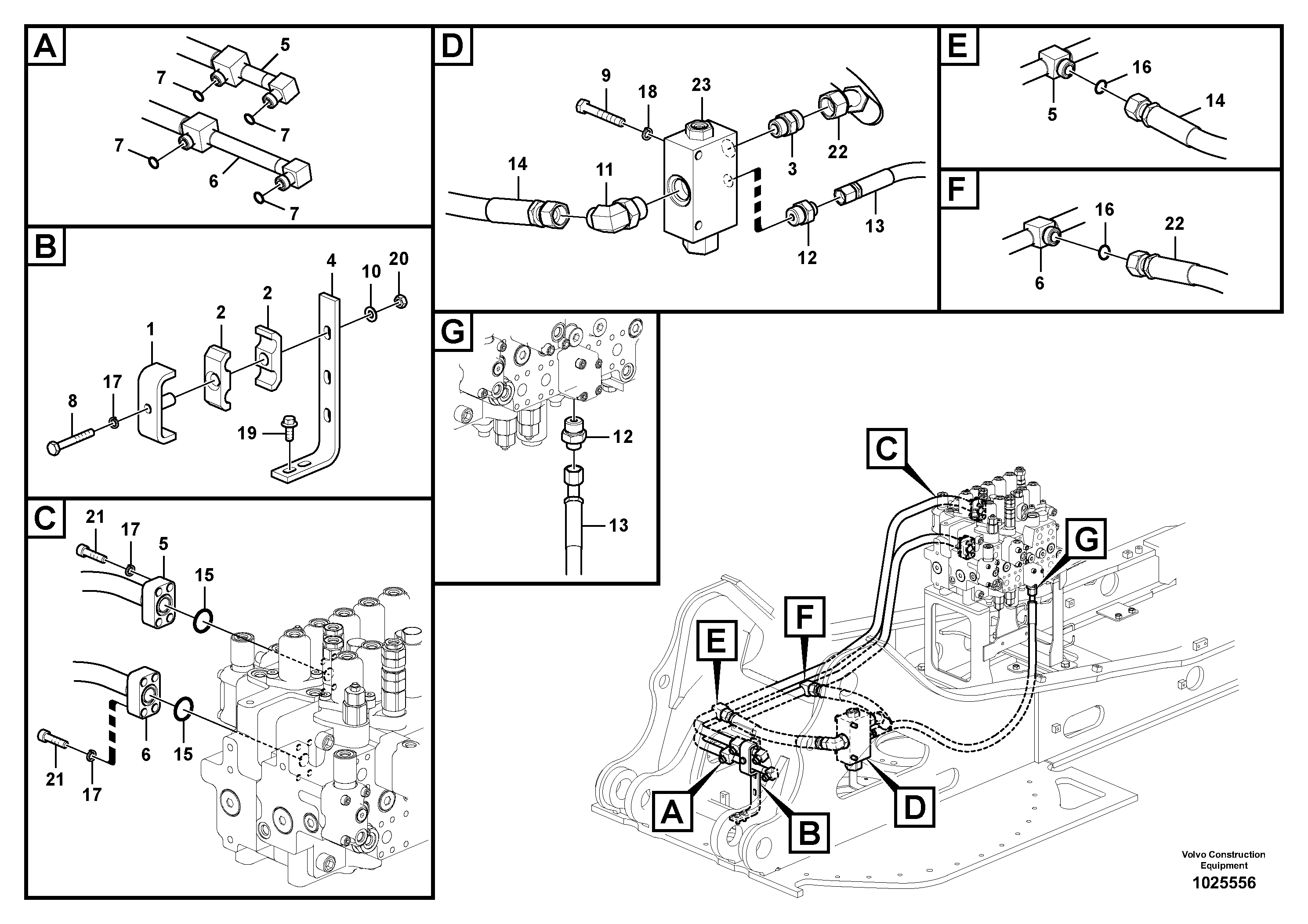 Timing gear casing VOE938596 VOLVO