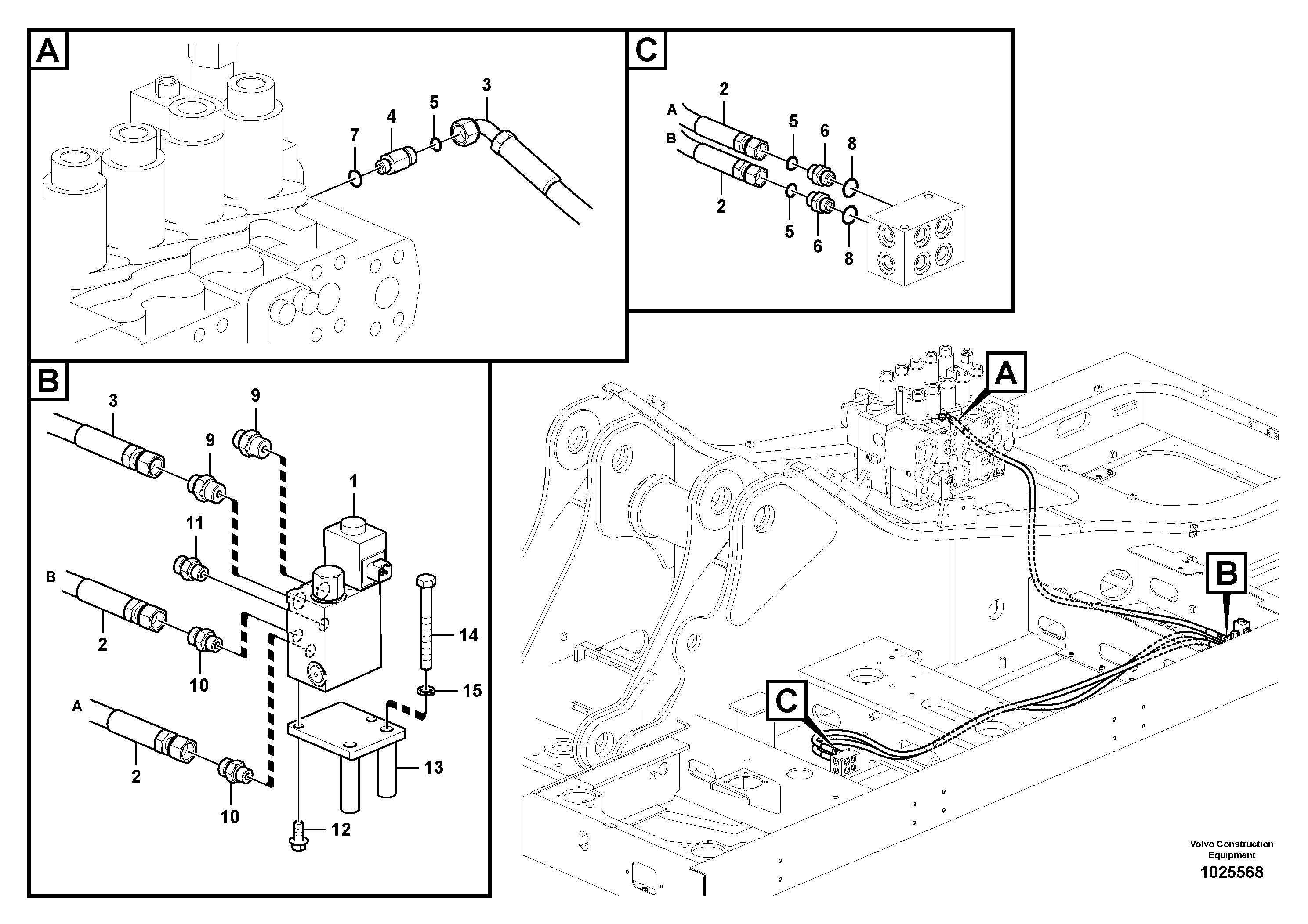Timing gear casing VOE937137 VOLVO