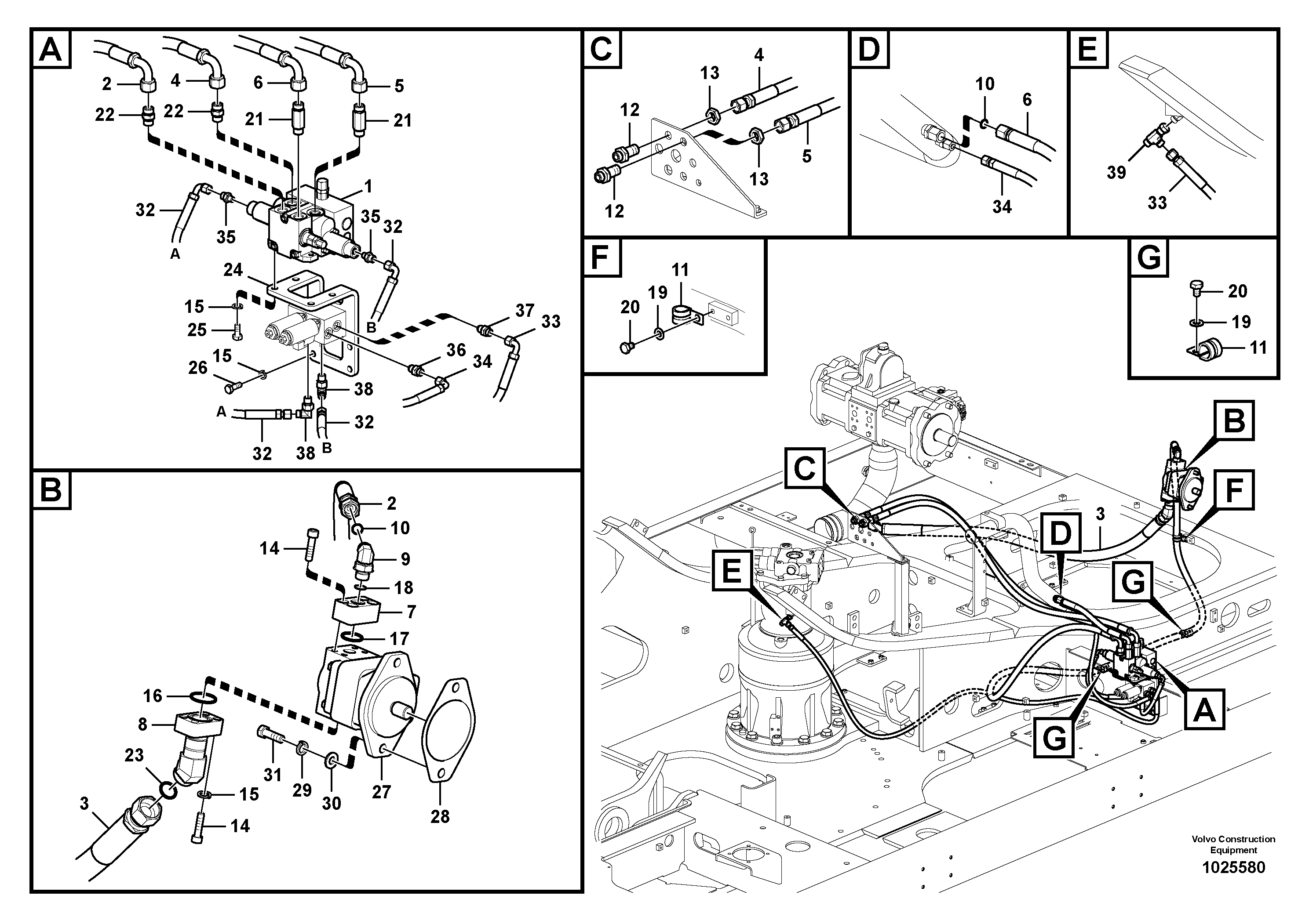 Timing gear casing VOE937058 VOLVO