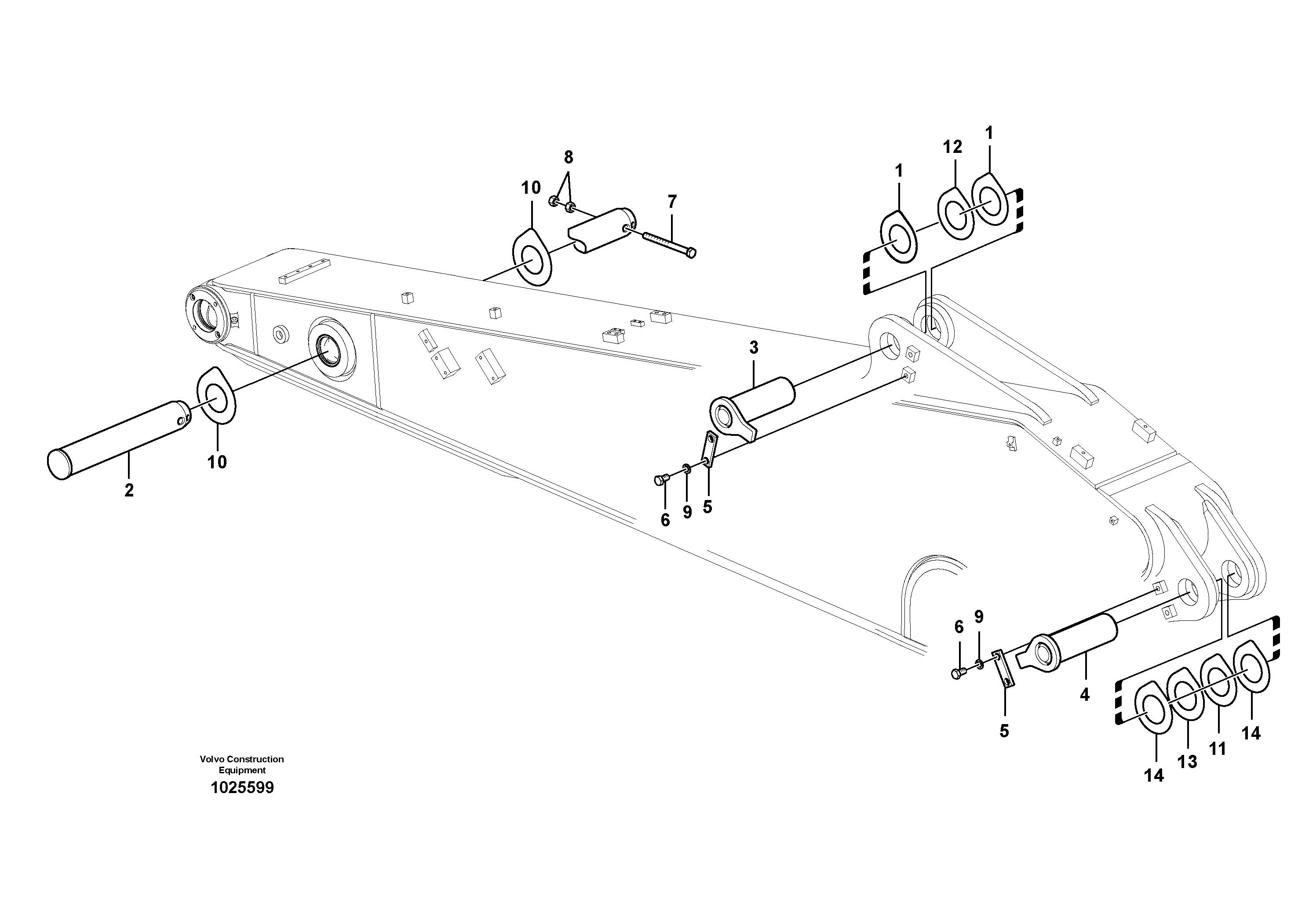 Digging Arm VOE14549094 VOLVO