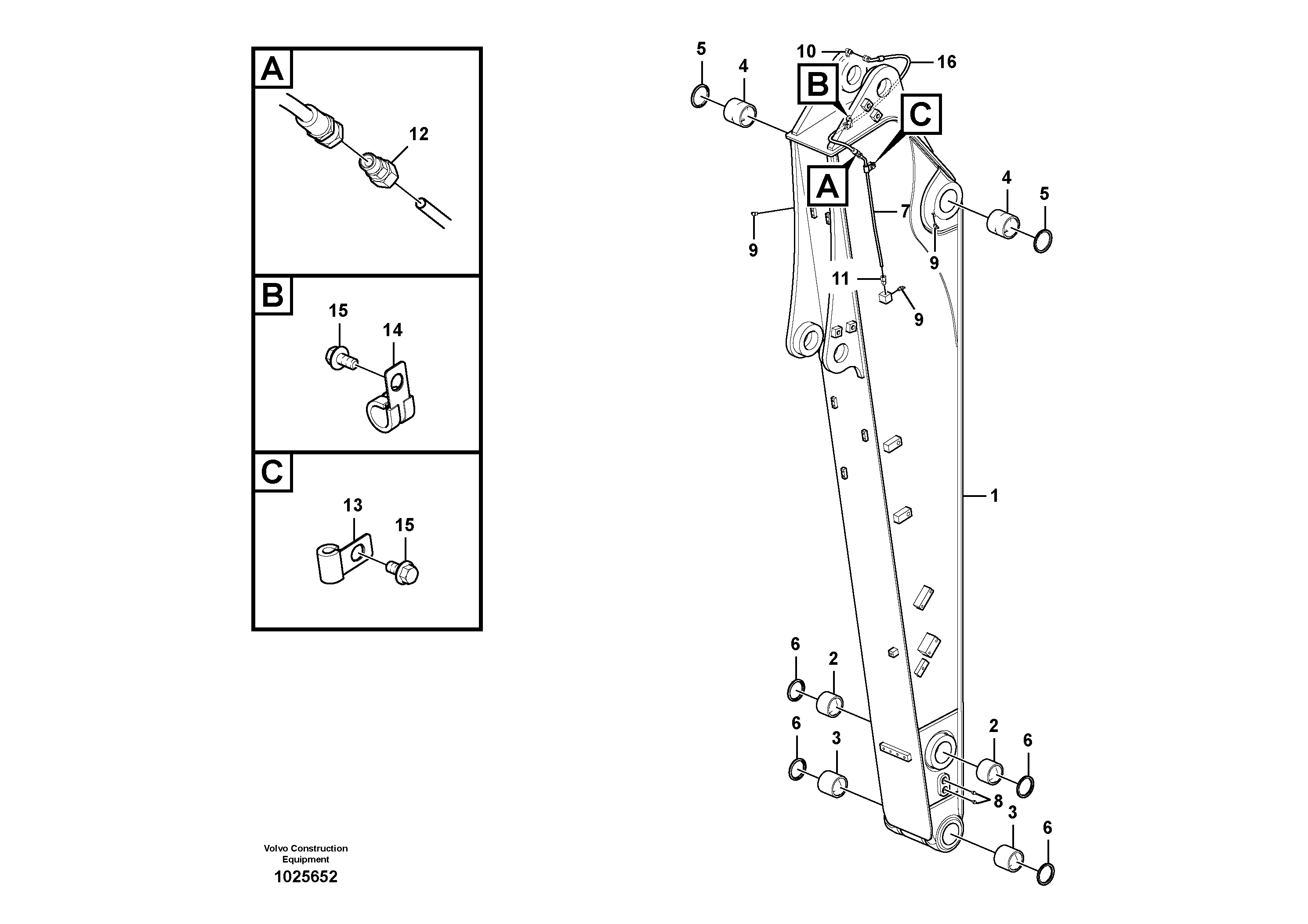 Dipper Arm VOE14726439 VOLVO