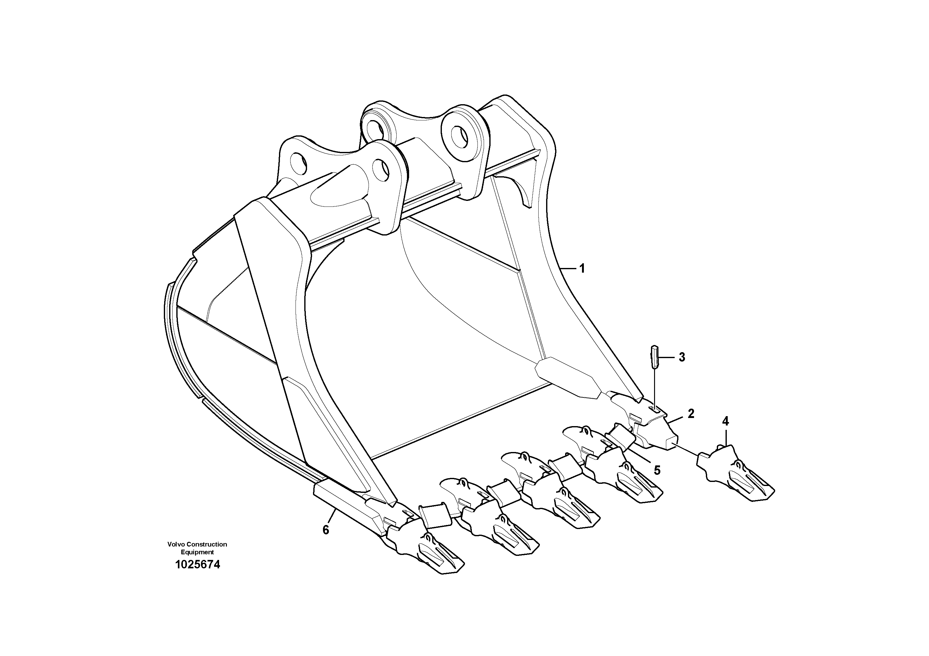 Wire, Wiper front VOE14624281 VOLVO