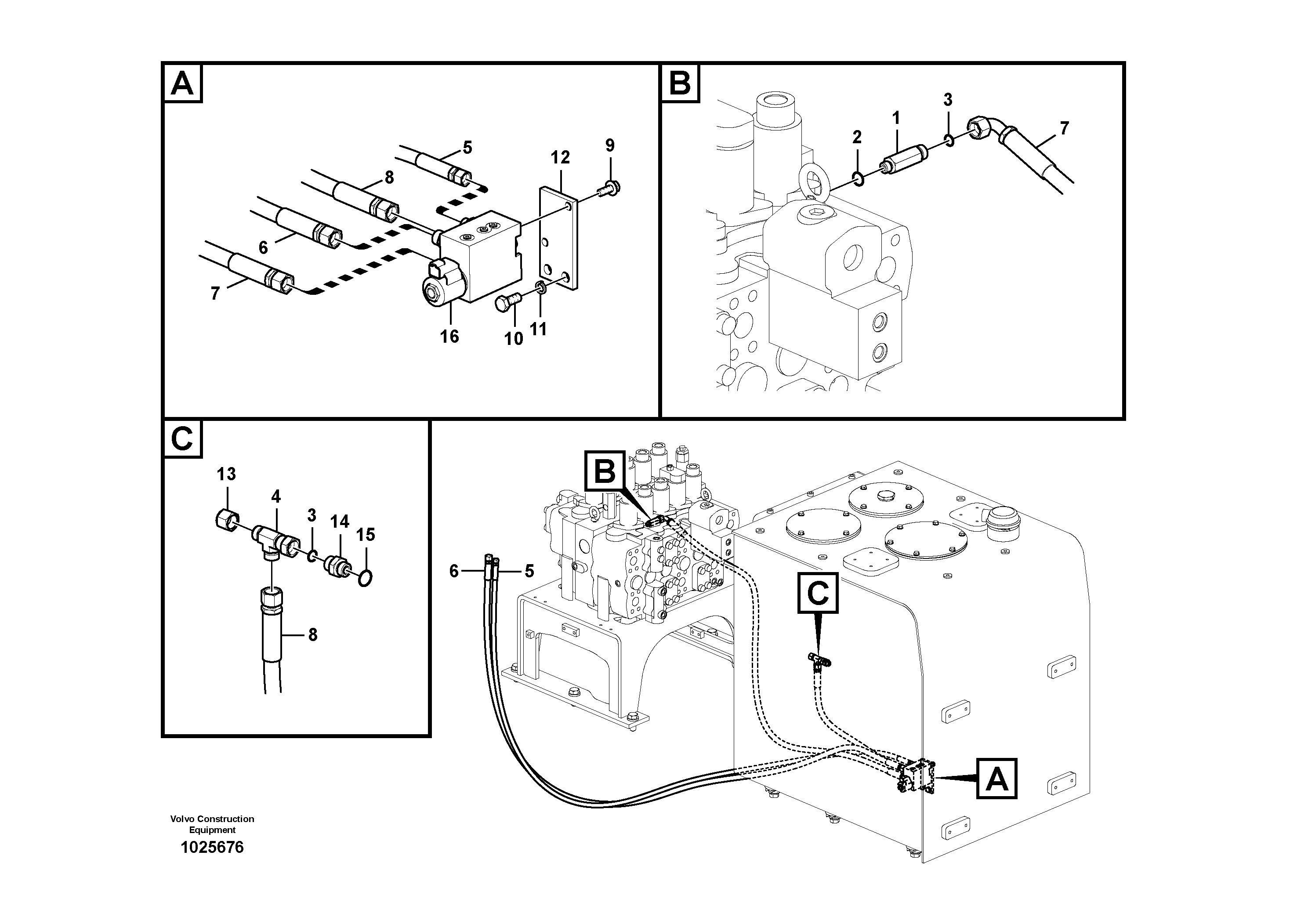 Seat frame VOE14548627 VOLVO