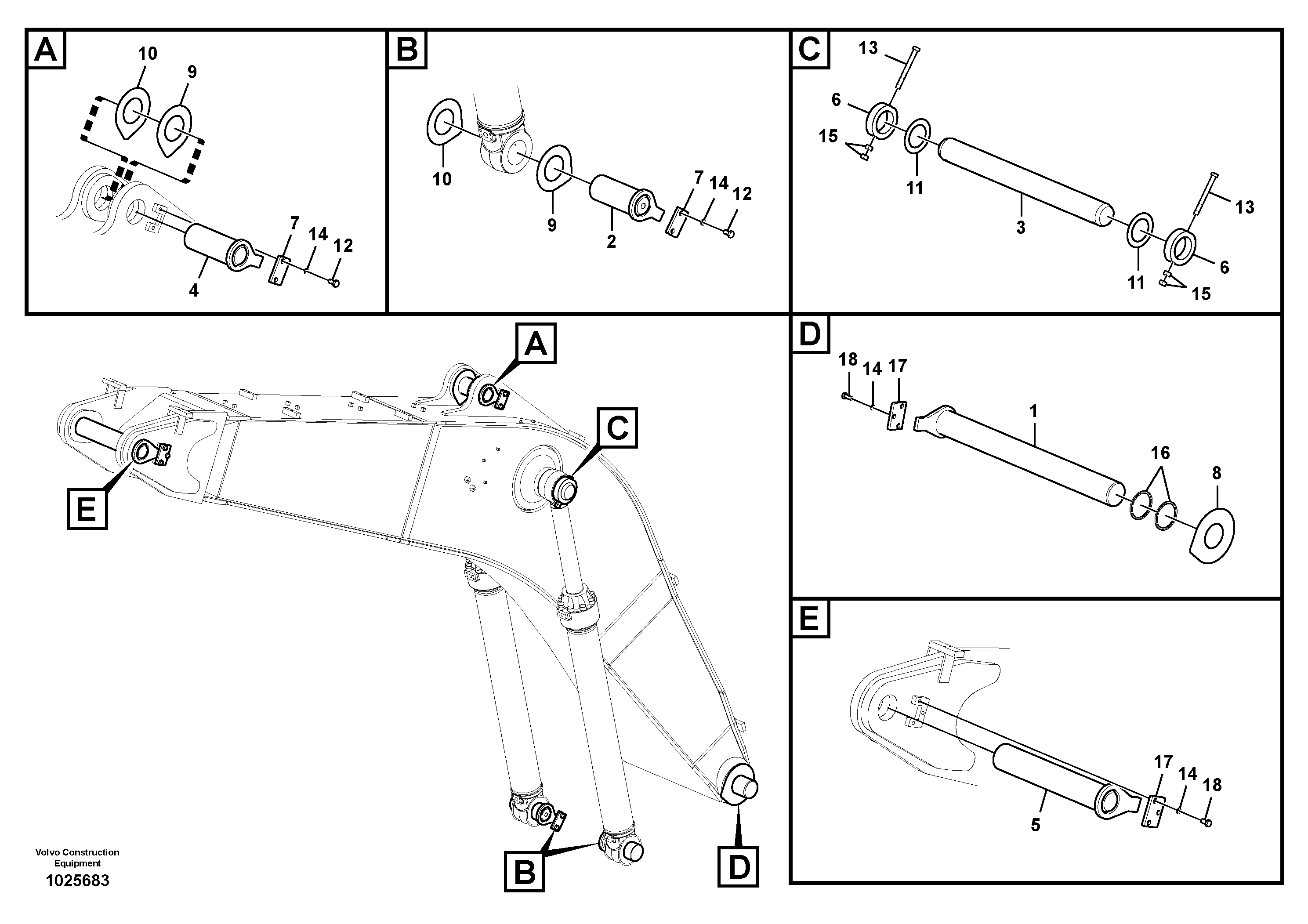 Swg Lk Cylinder RM/VOE14670798 VOLVO