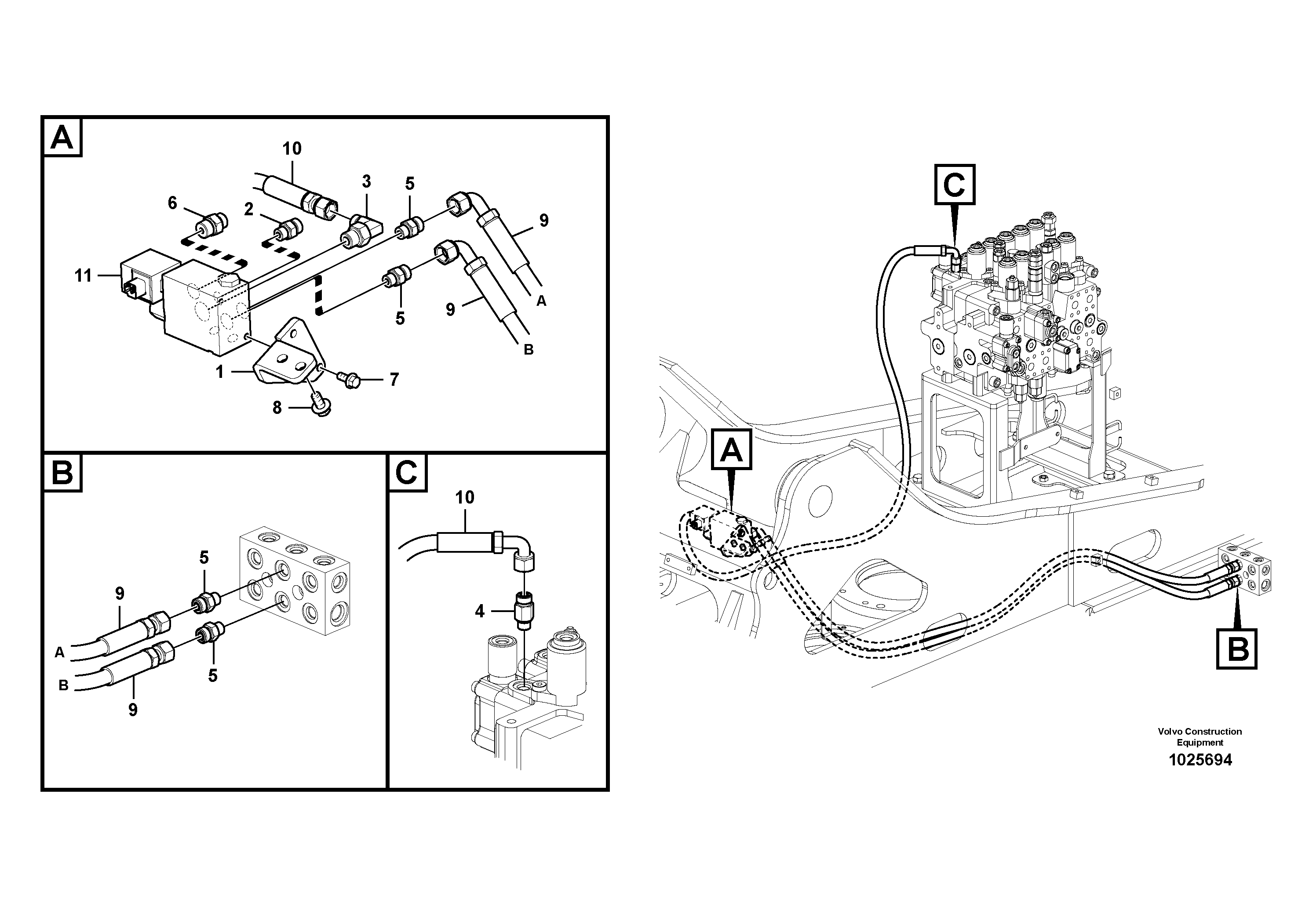 Timing gear casing VOE937414 VOLVO