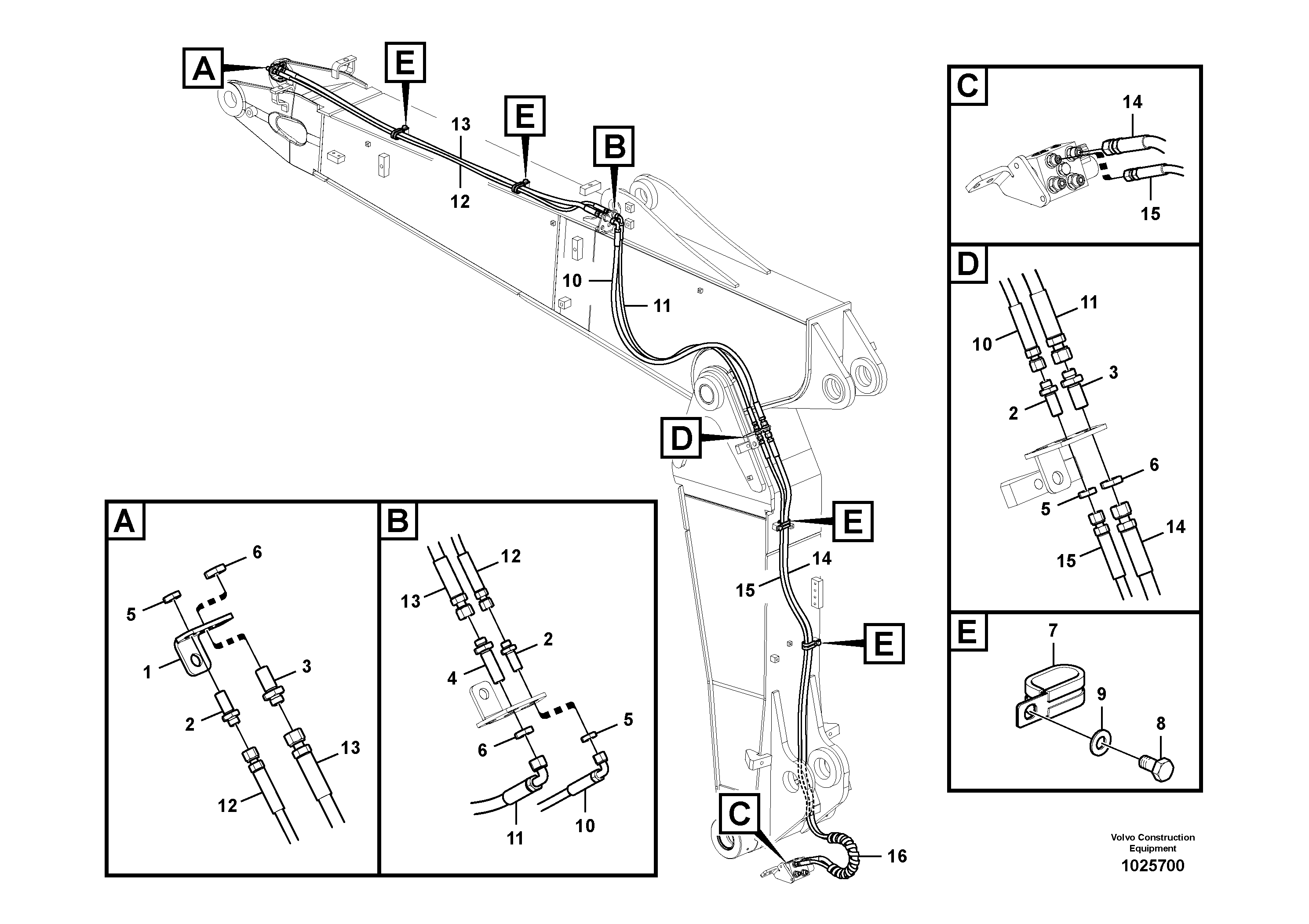 Timing gear casing VOE936489 VOLVO