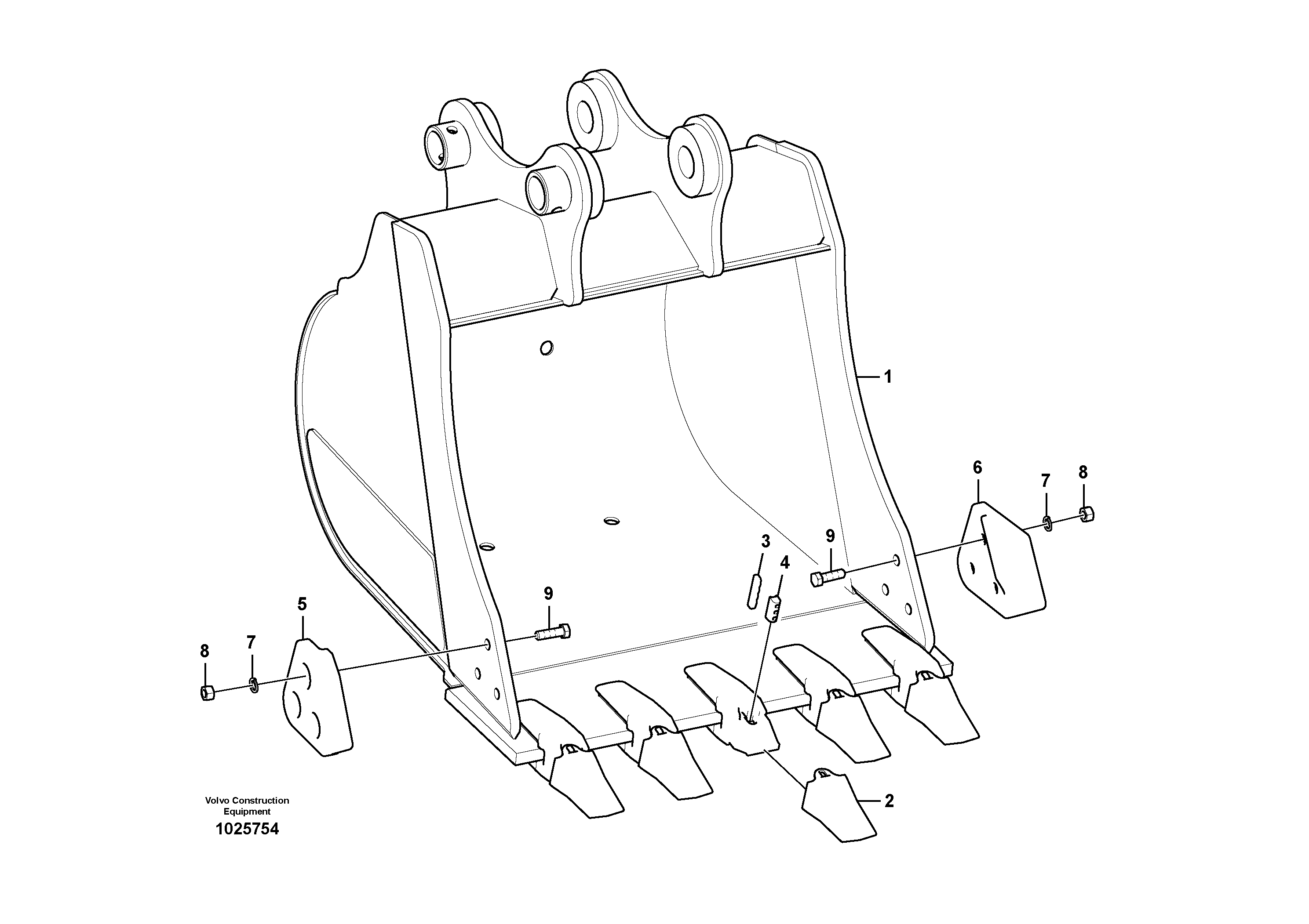 Nut Set VOE15615797 VOLVO