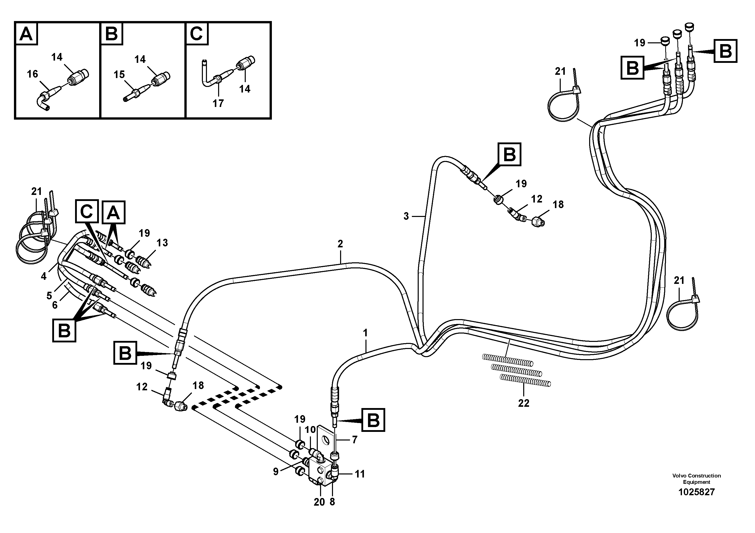 Bracket VOE14599202 VOLVO