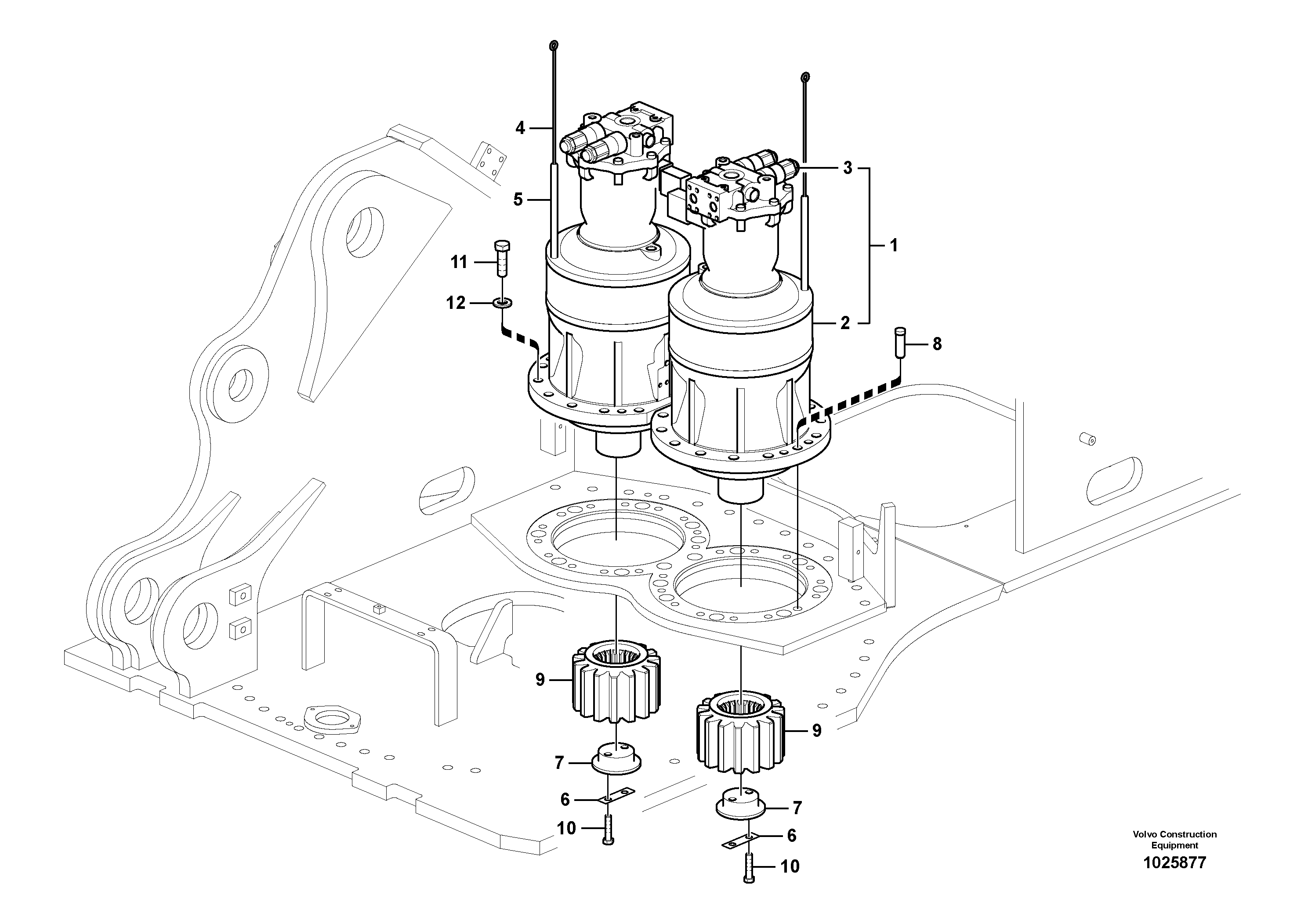 Wheel chock VOE14633288 VOLVO
