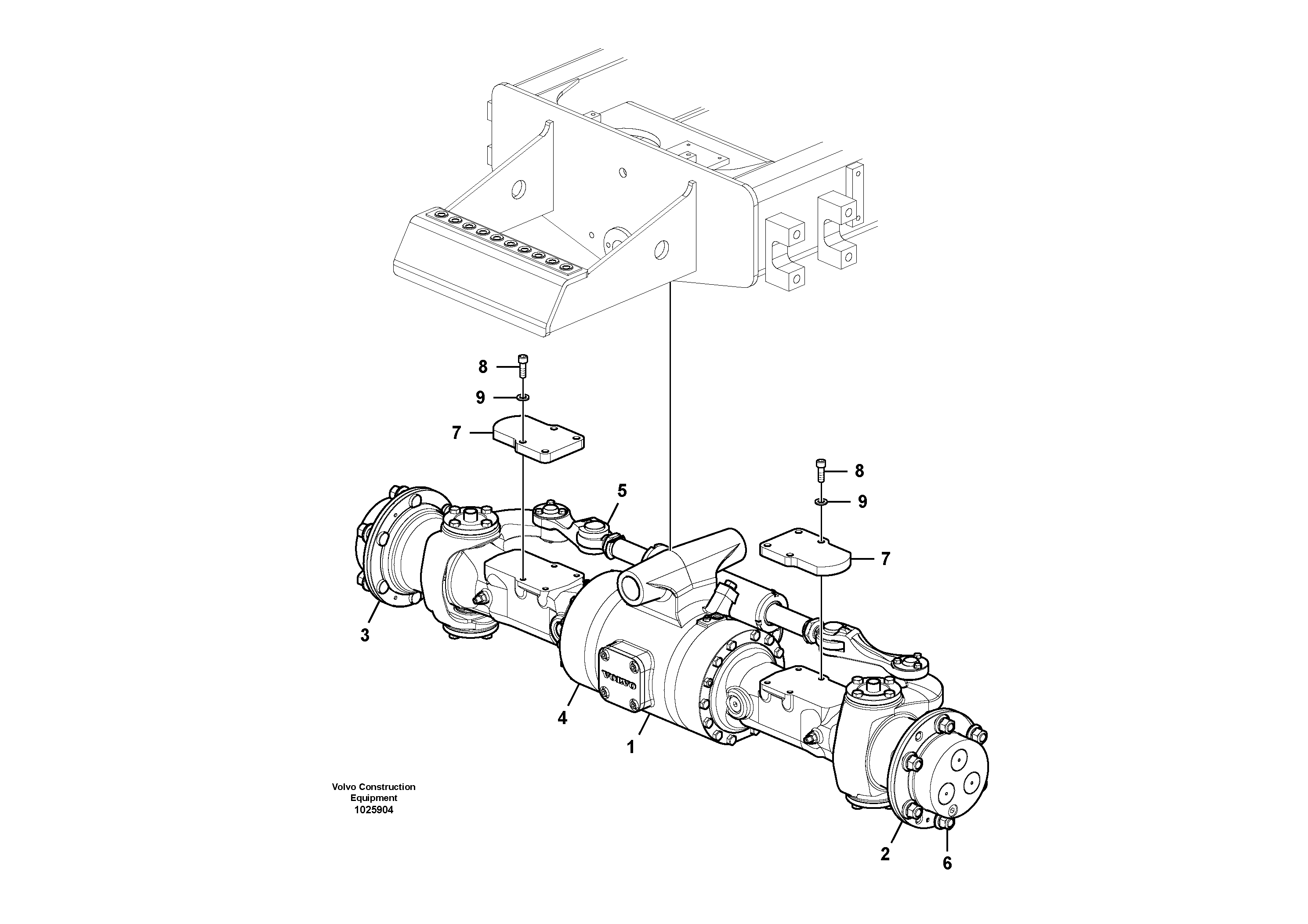 Штуцер VOE14610933 VOLVO