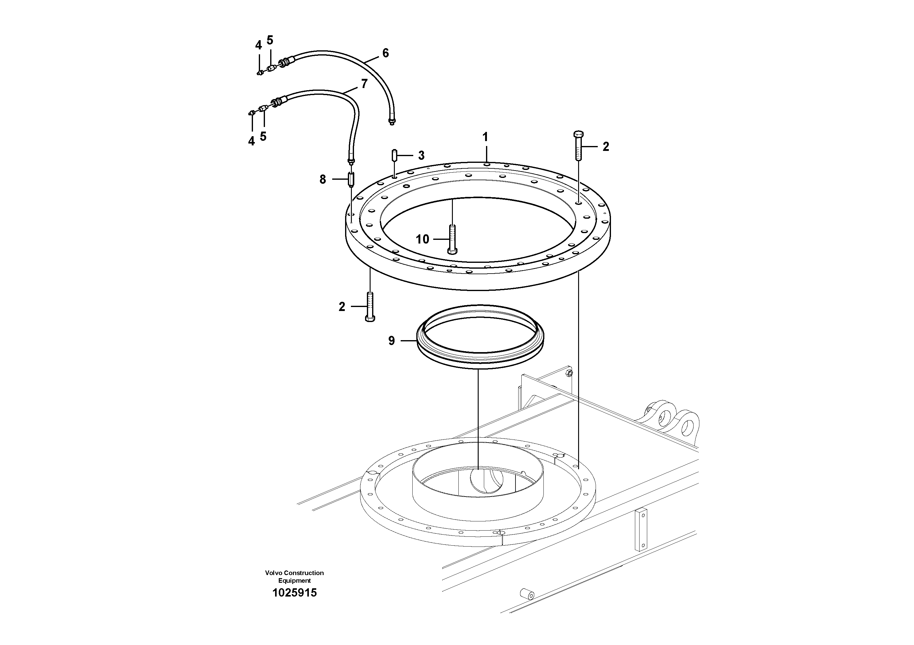 Timing gear casing VOE14881278 VOLVO