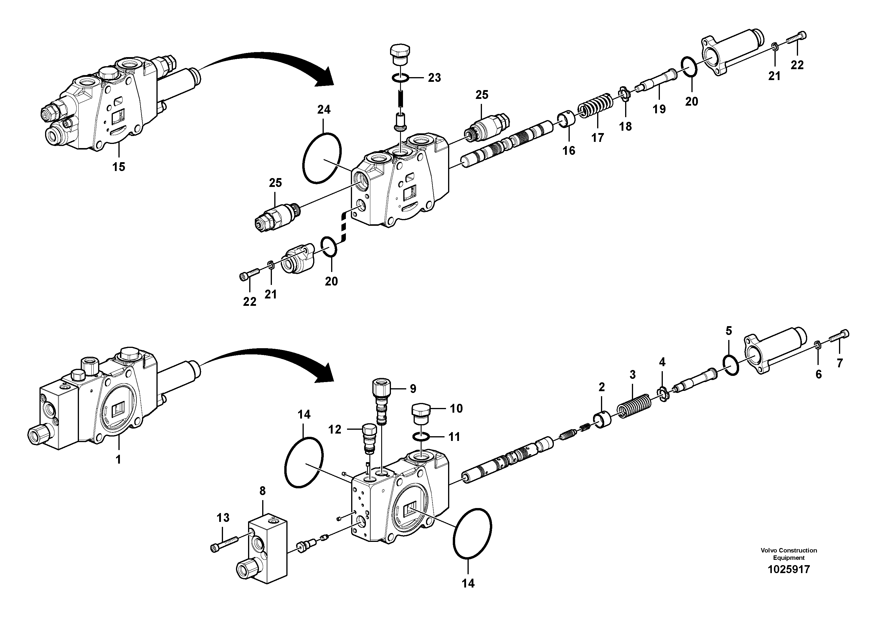 Ключевой жетон VOE14612965 VOLVO