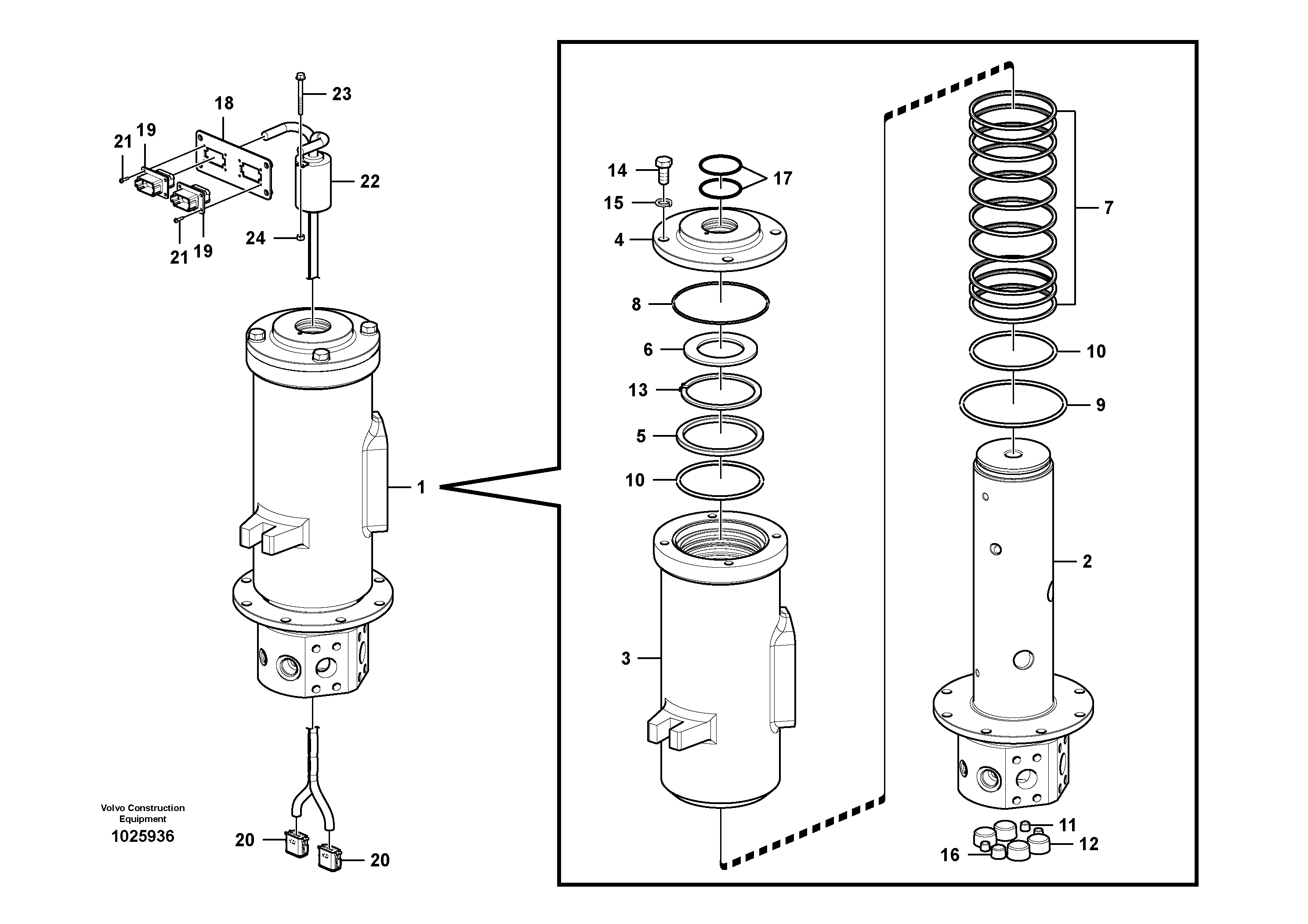 Shaft RM/VOE14590905 VOLVO