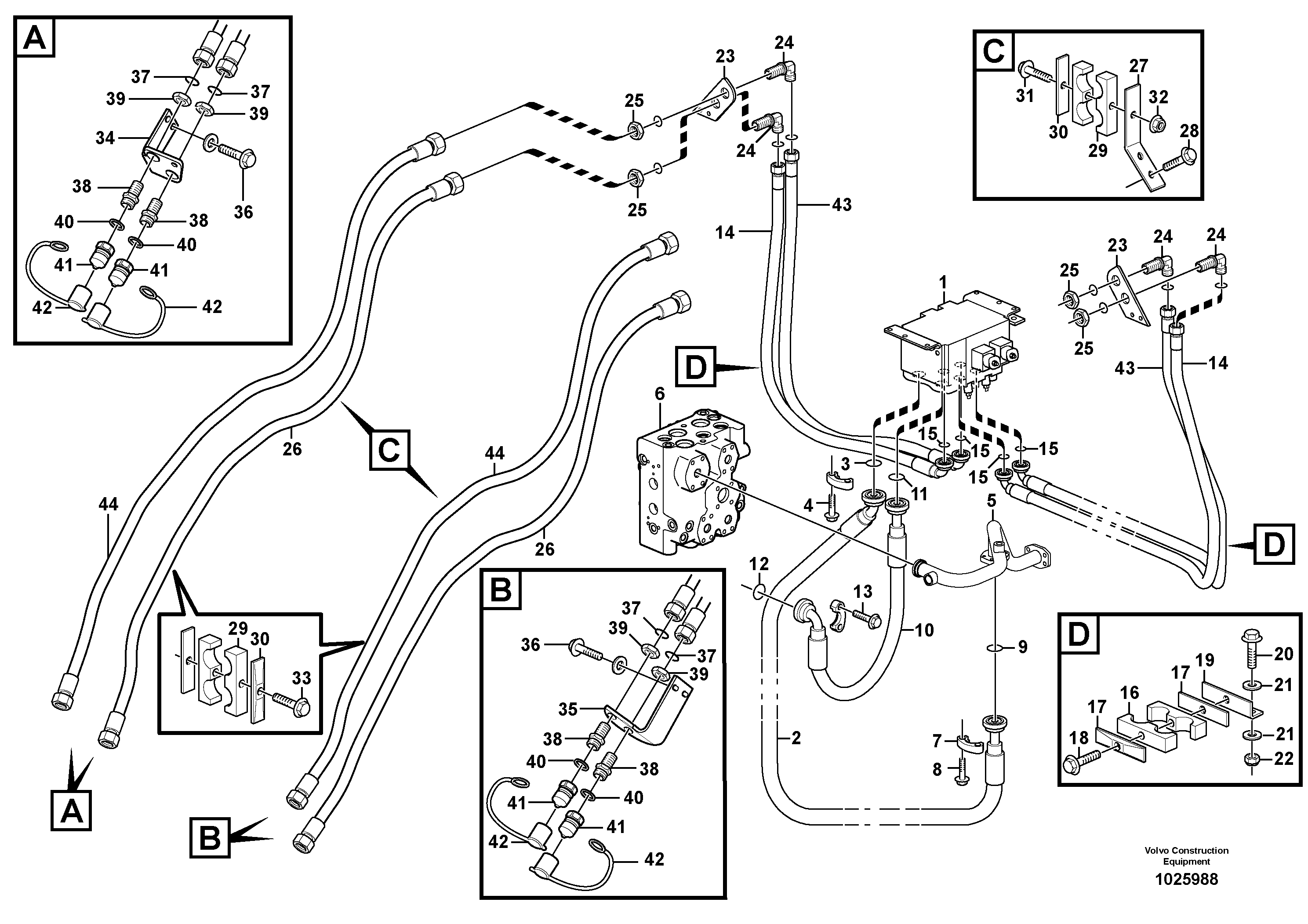 Timing gear casing VOE937070 VOLVO