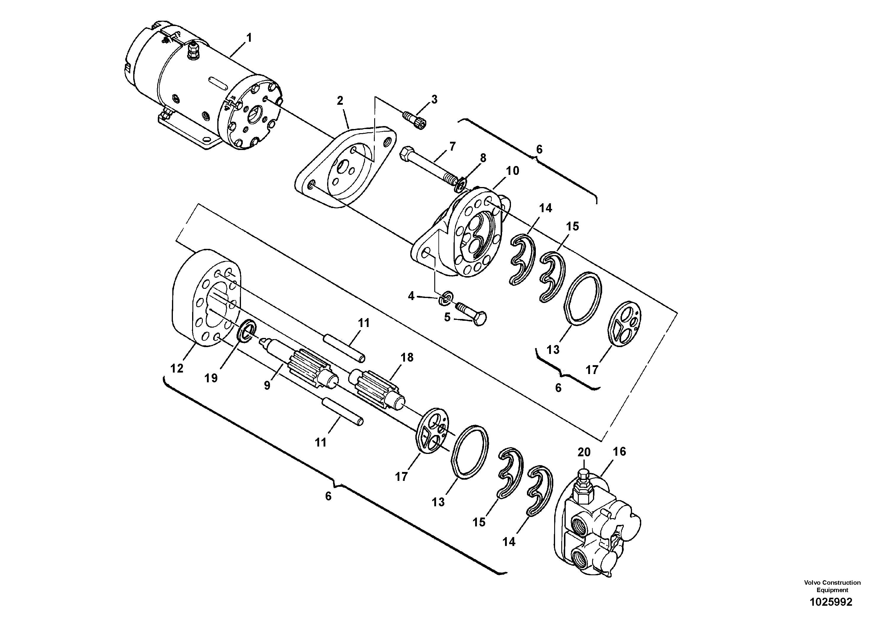 Support Plate VOE960378 VOLVO