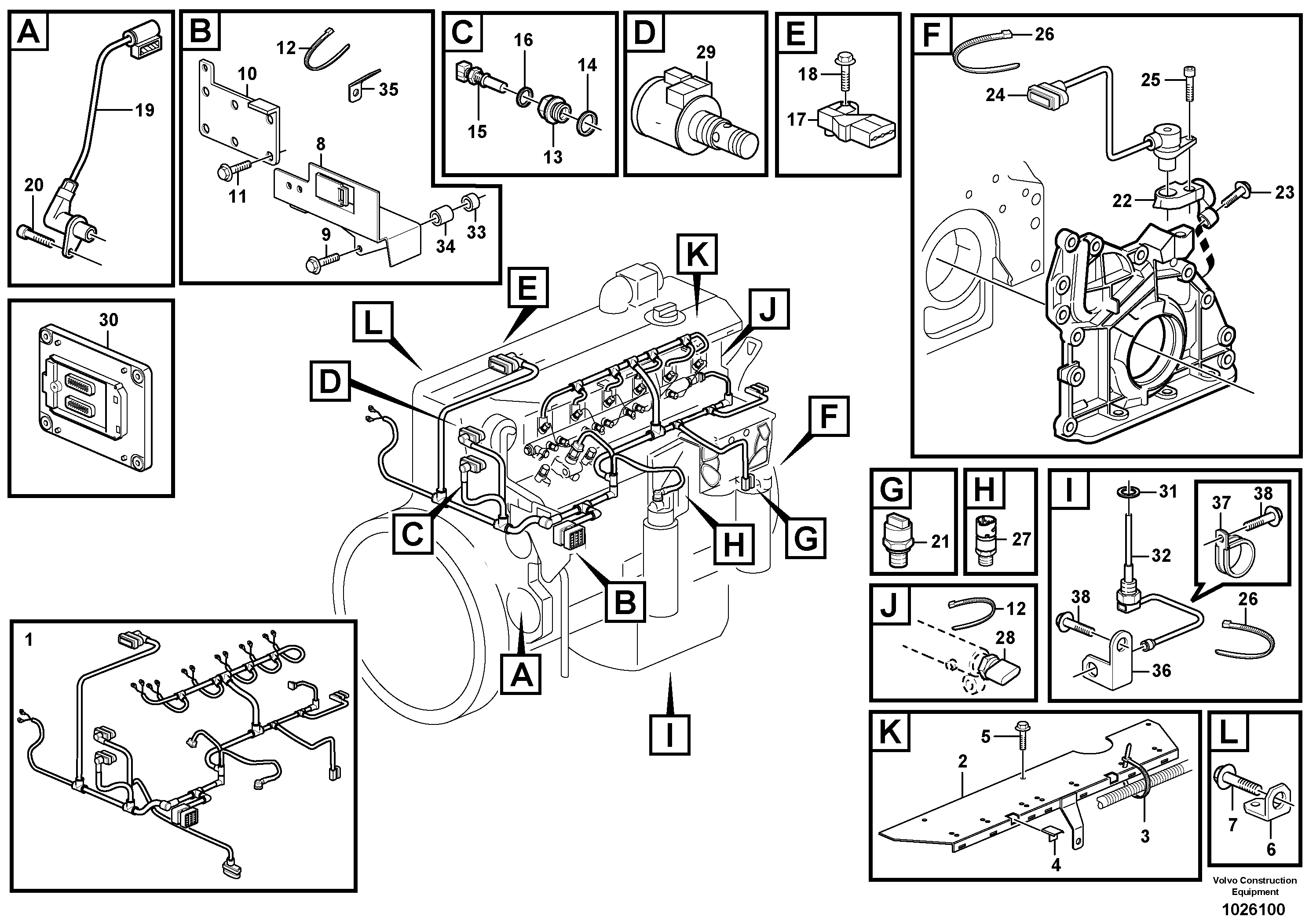 Seat frame VOE21377084 VOLVO
