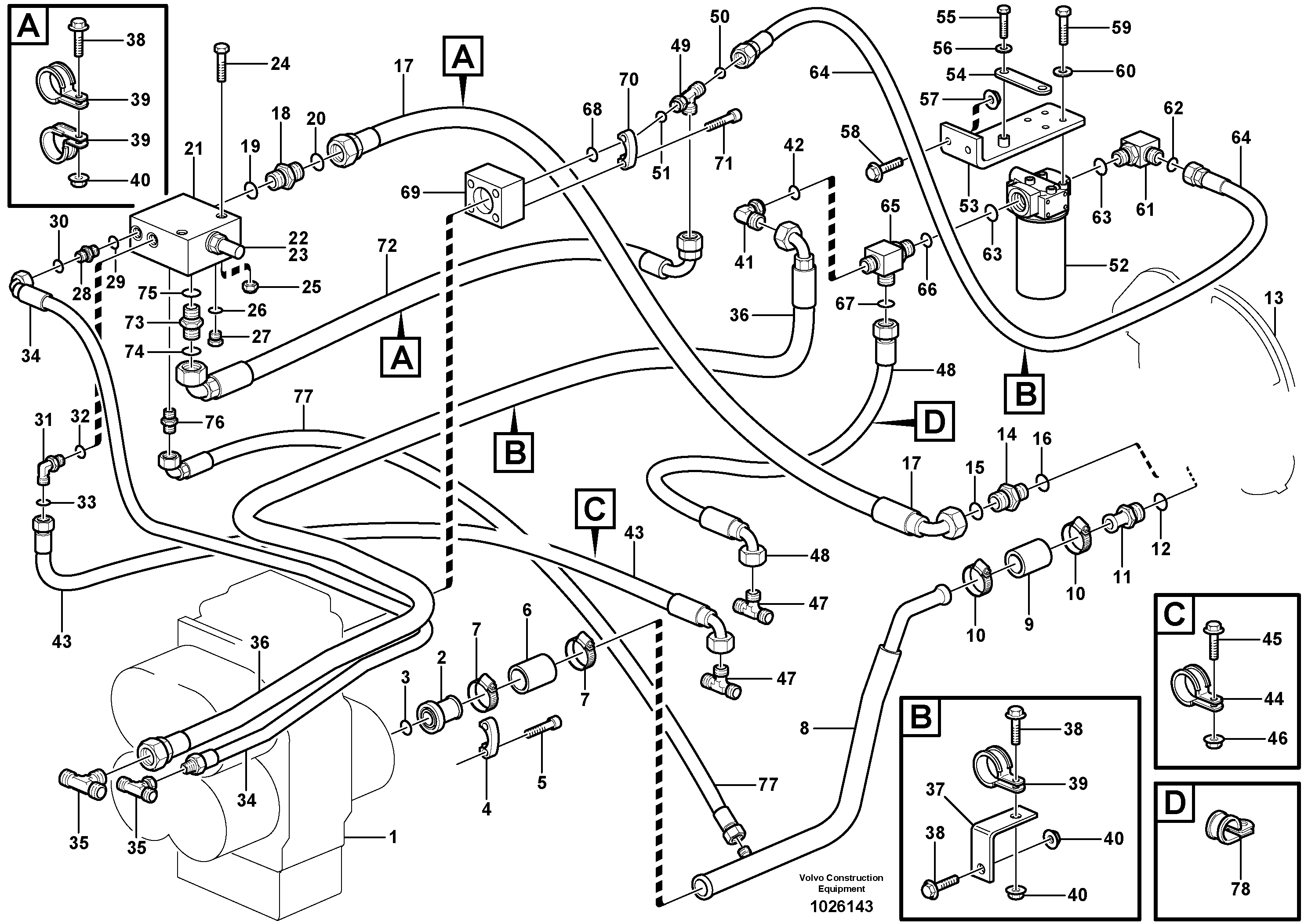 Water pump ger VOE936068 VOLVO