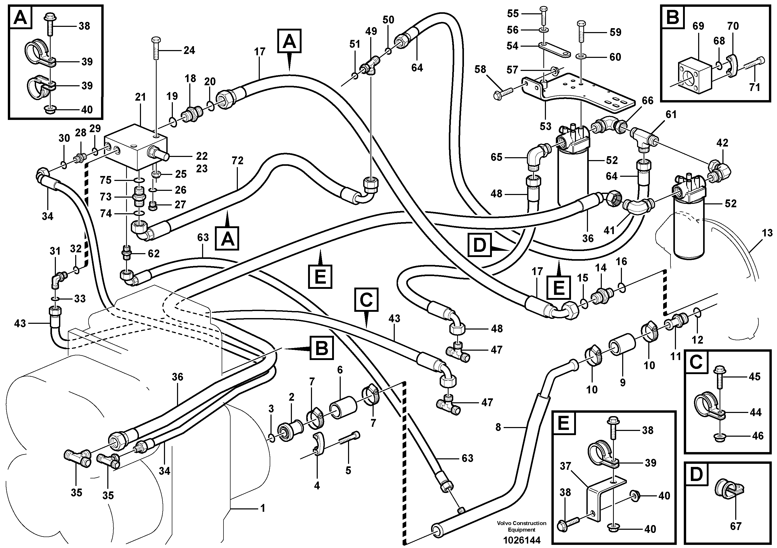Valve Assembly, Stop VOE936001 VOLVO