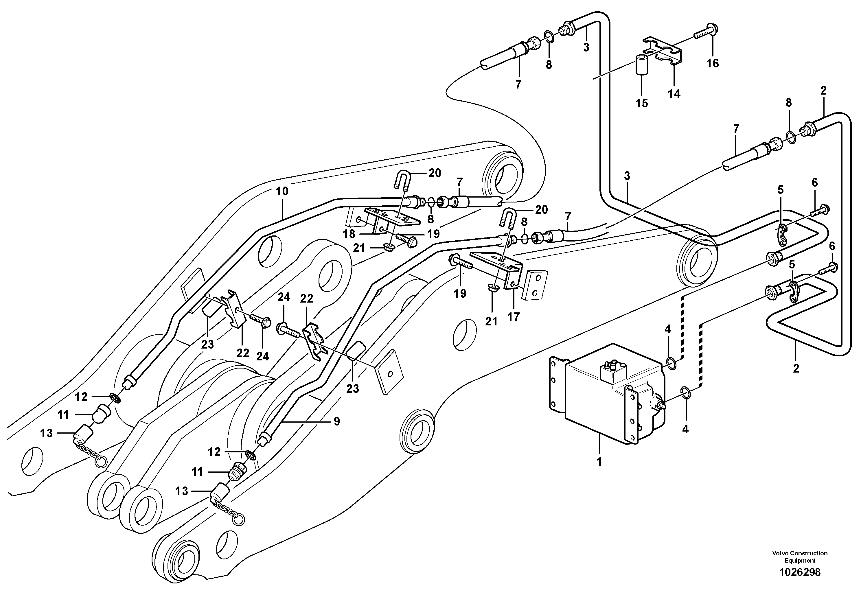Timing gear casing VOE11130863 VOLVO