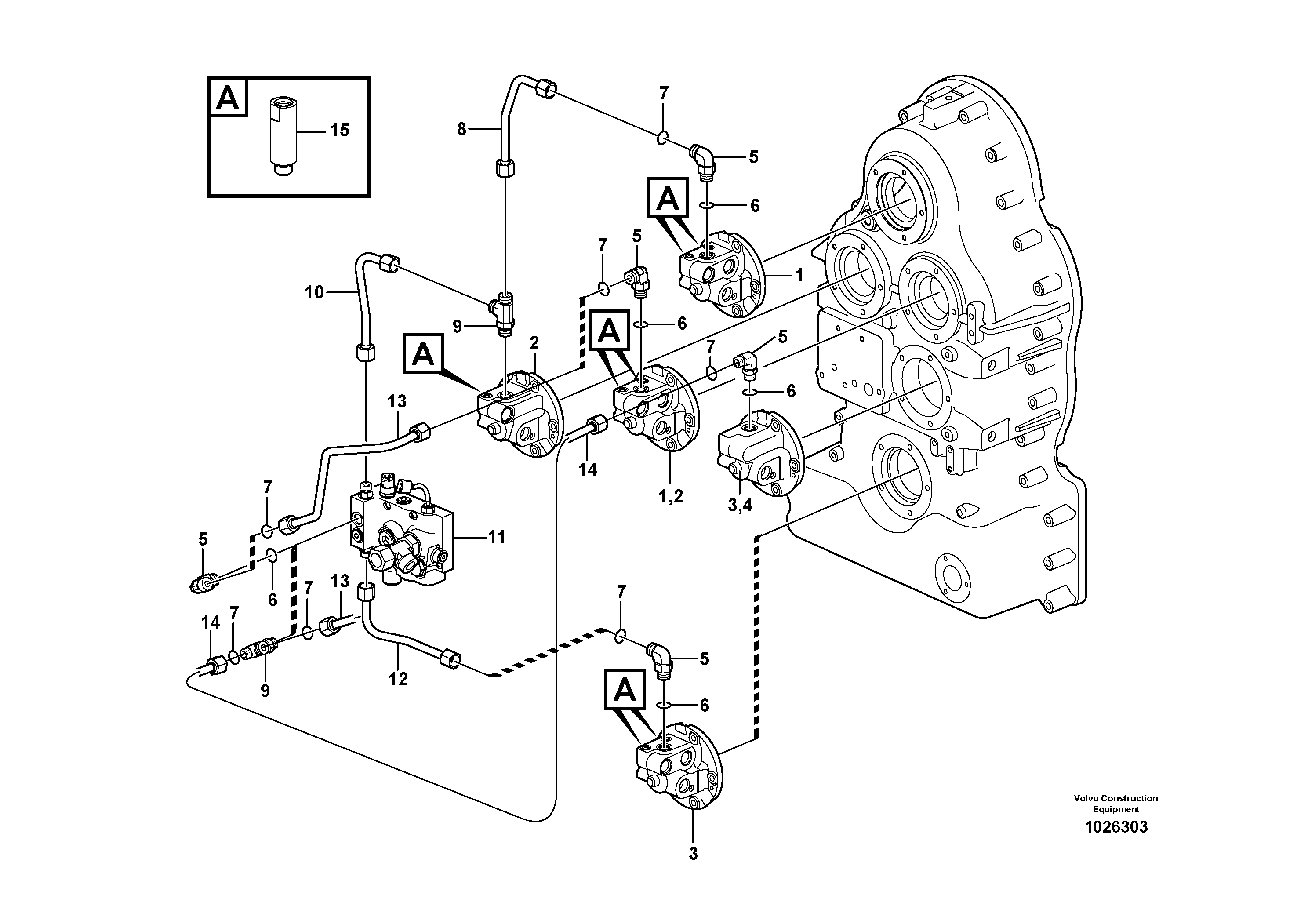 Fuel miser valve VOE11419476 VOLVO