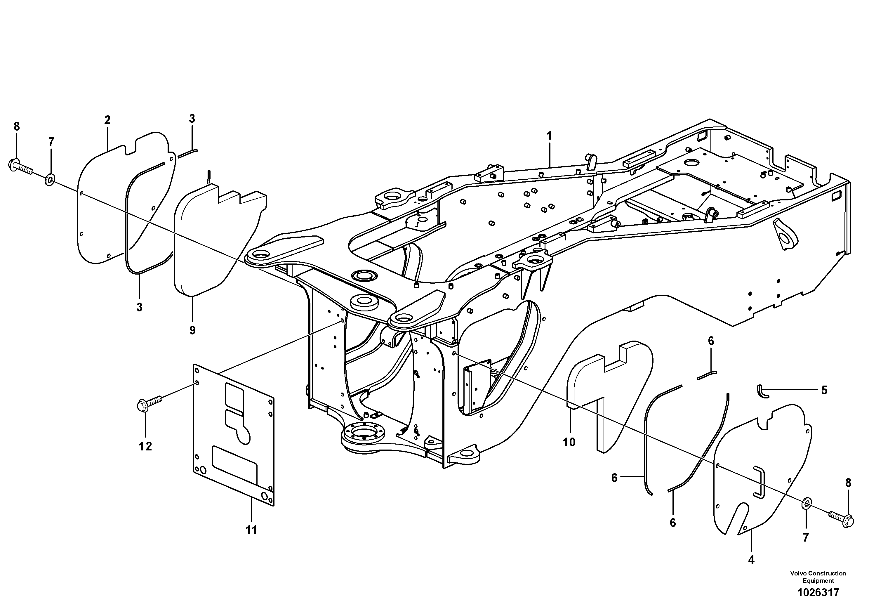 Rubber Cloth VOE11436161 VOLVO