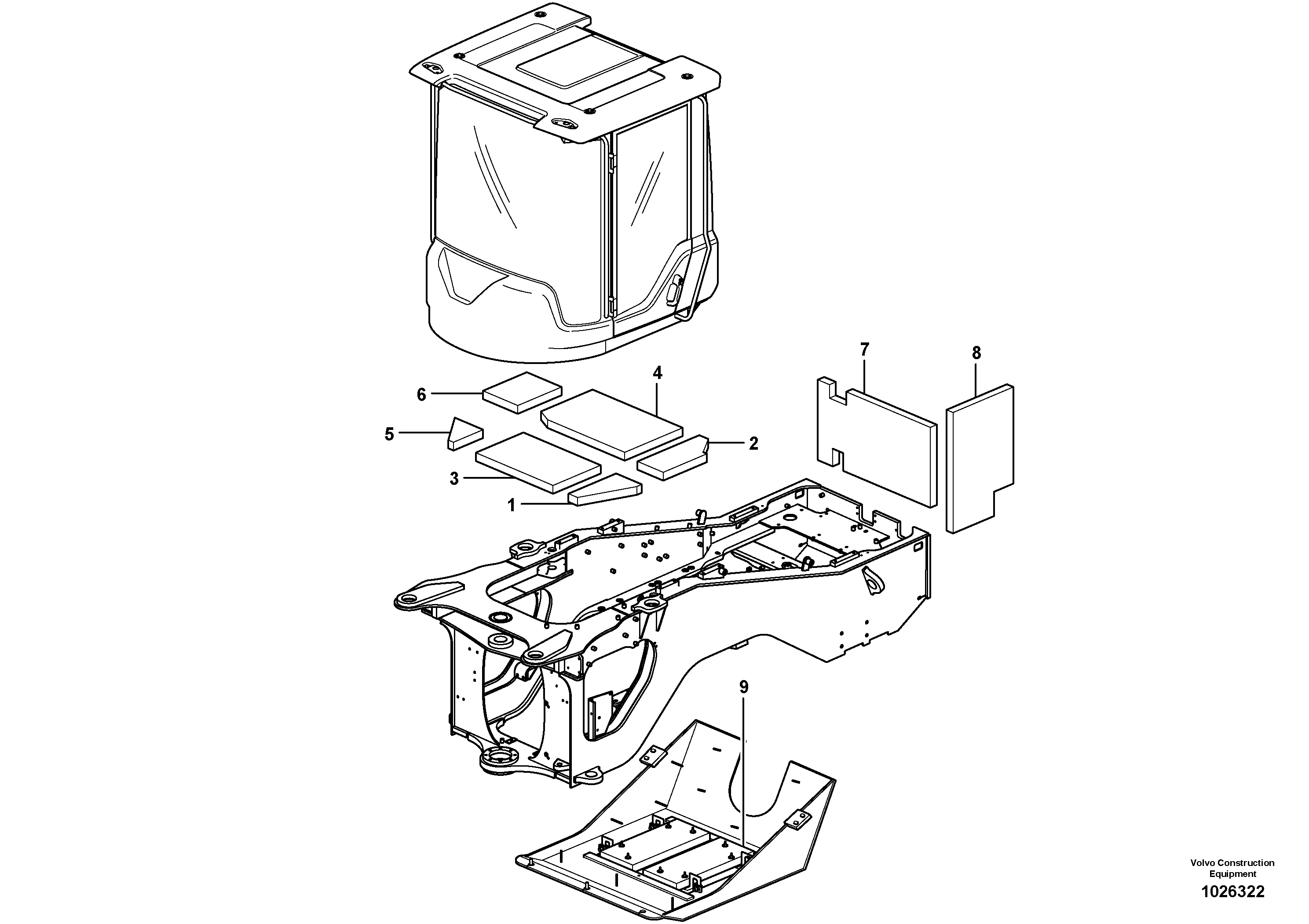 Sound Absorber VOE16849986 VOLVO