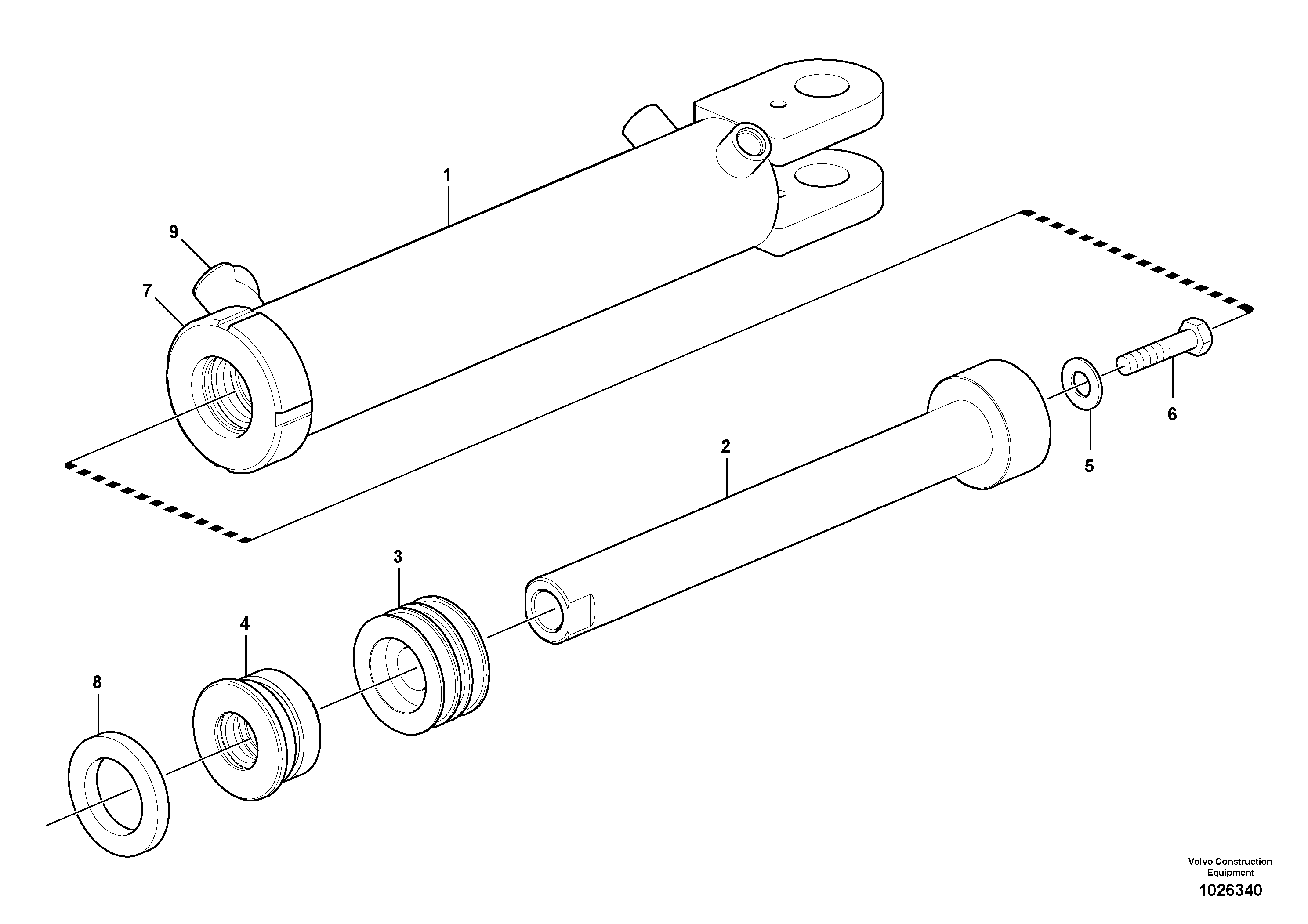 Nut VOE12734783 VOLVO