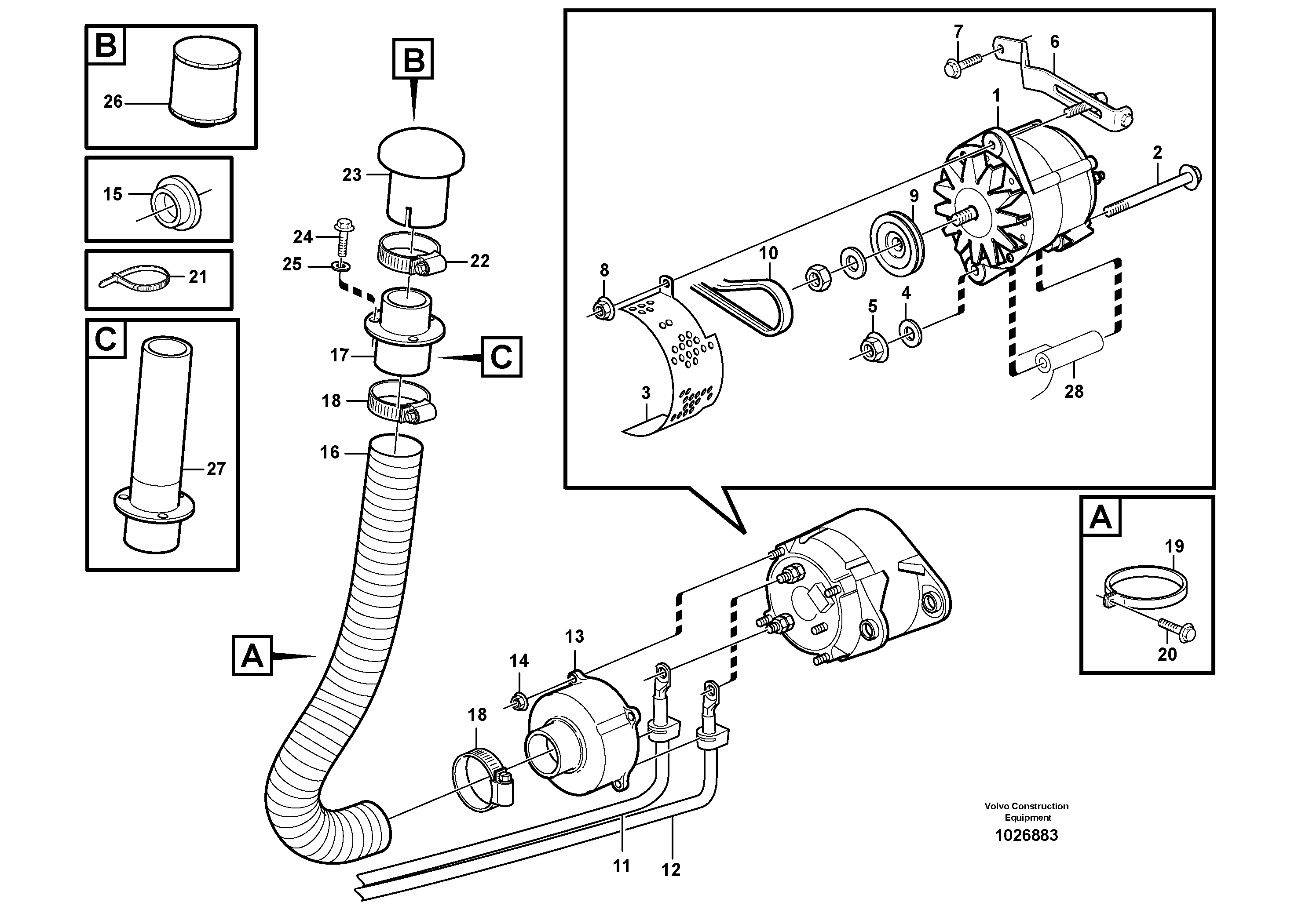Spacer ring VOE11435346 VOLVO