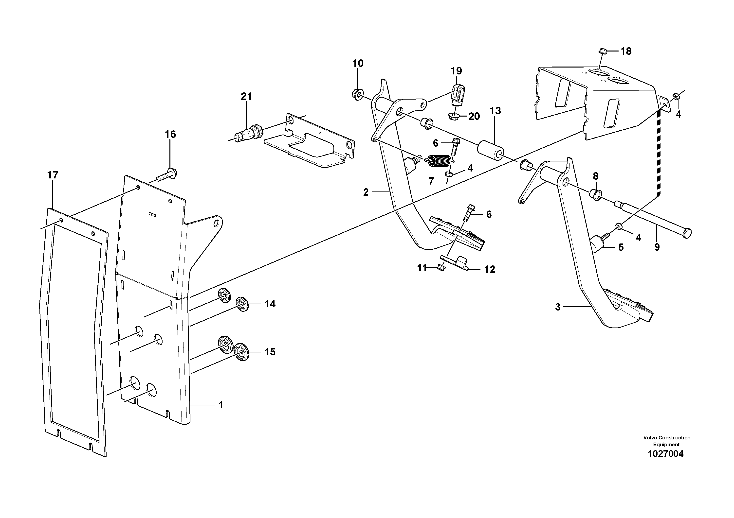 Lock Plate VOE11205941 VOLVO