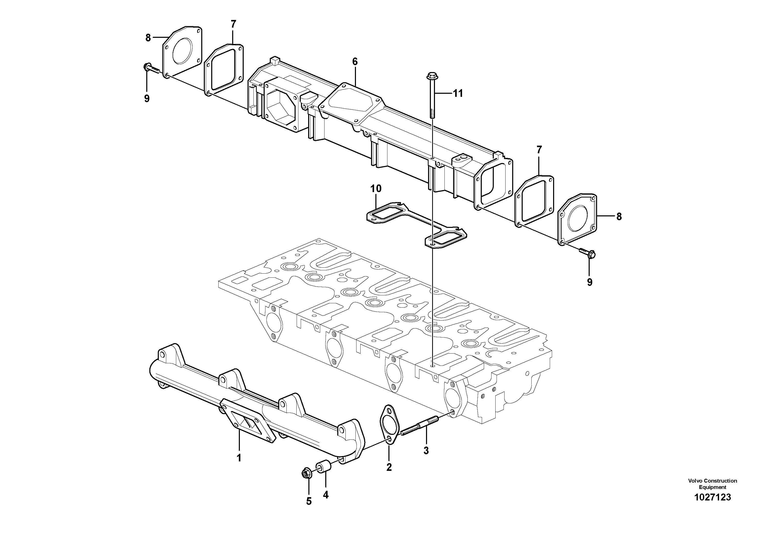 Square Bar VOE21023465 VOLVO