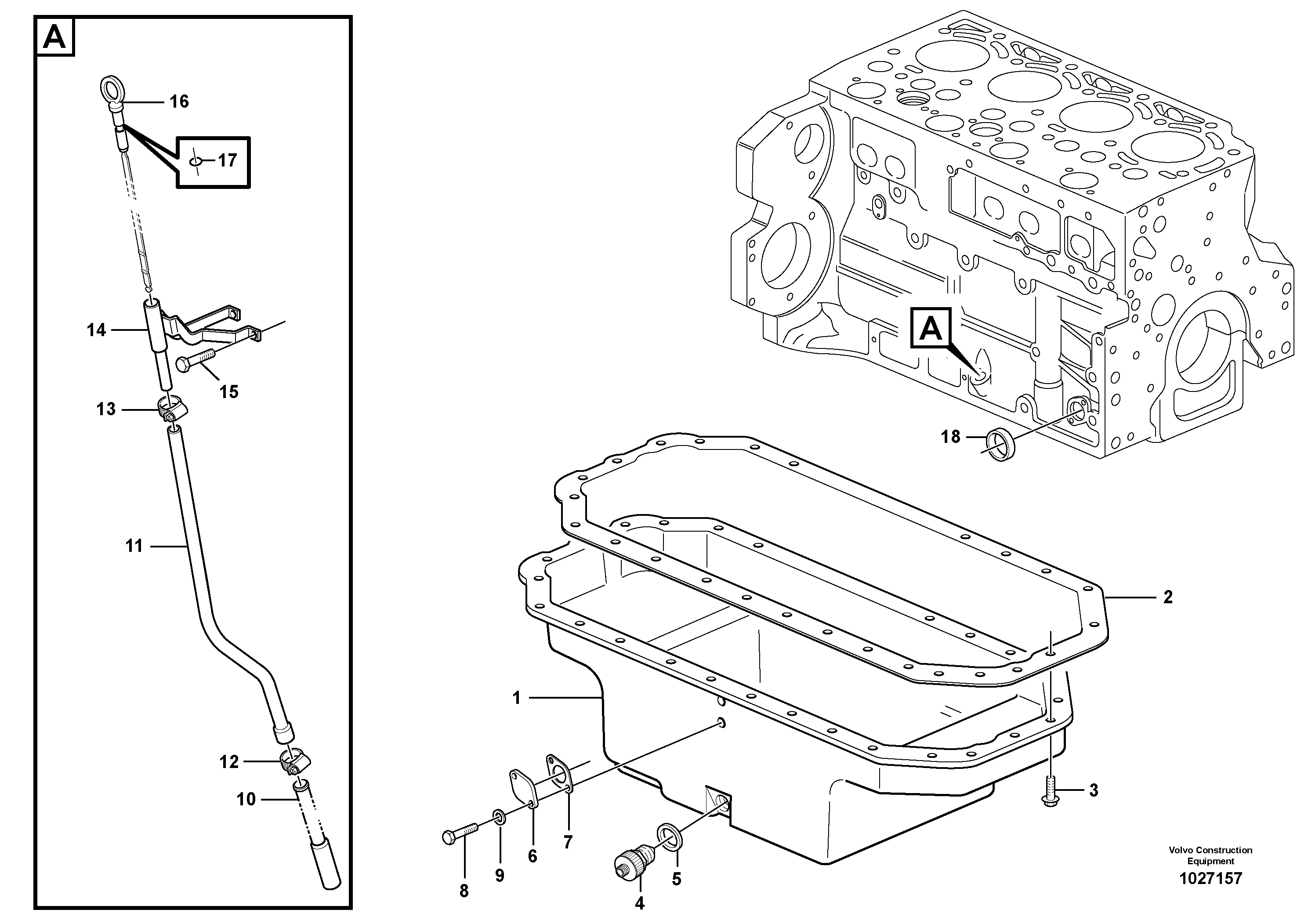 Seat frame VOE21032062 VOLVO