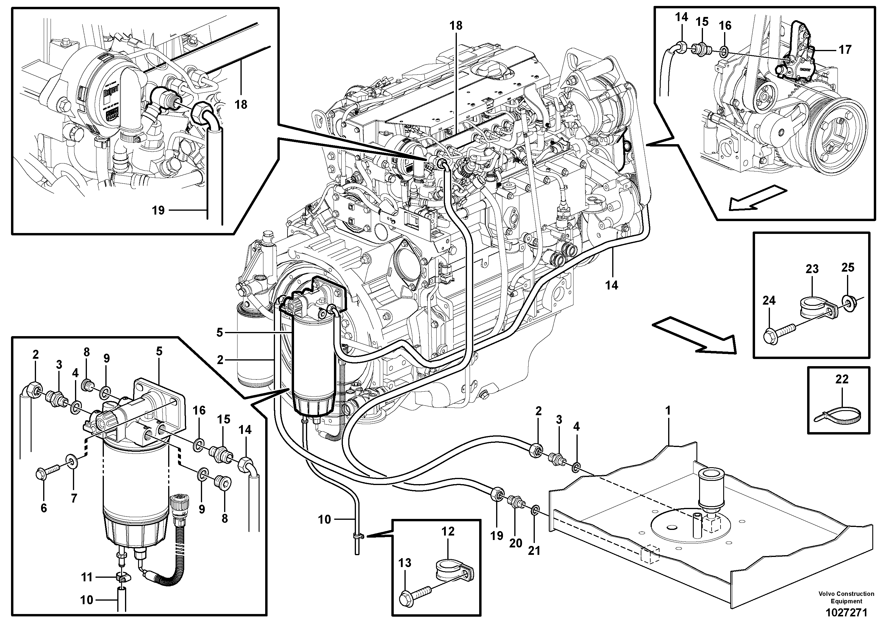 Clutch Spring VOE14387611 VOLVO