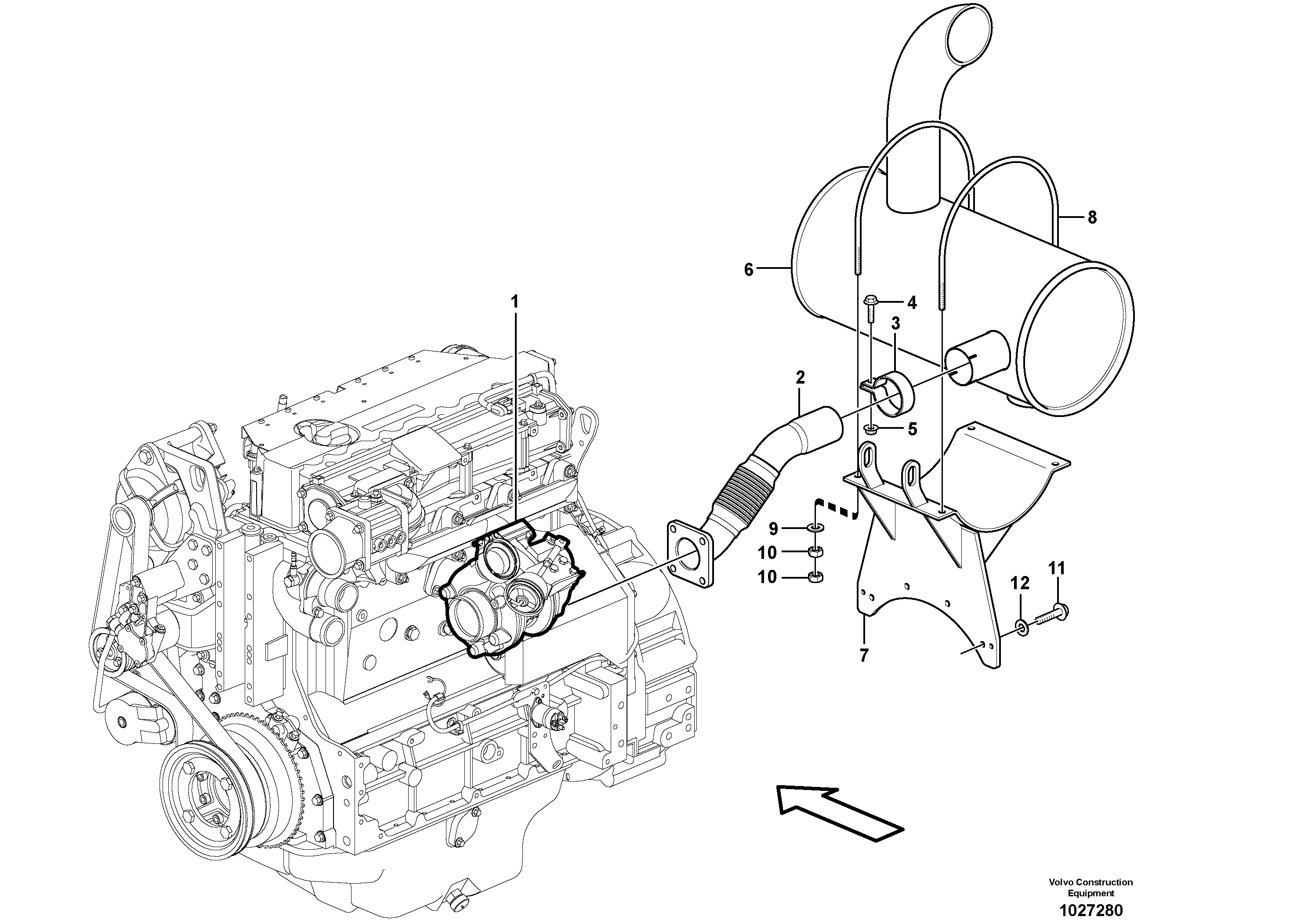 Axle Casing VOE14388370 VOLVO