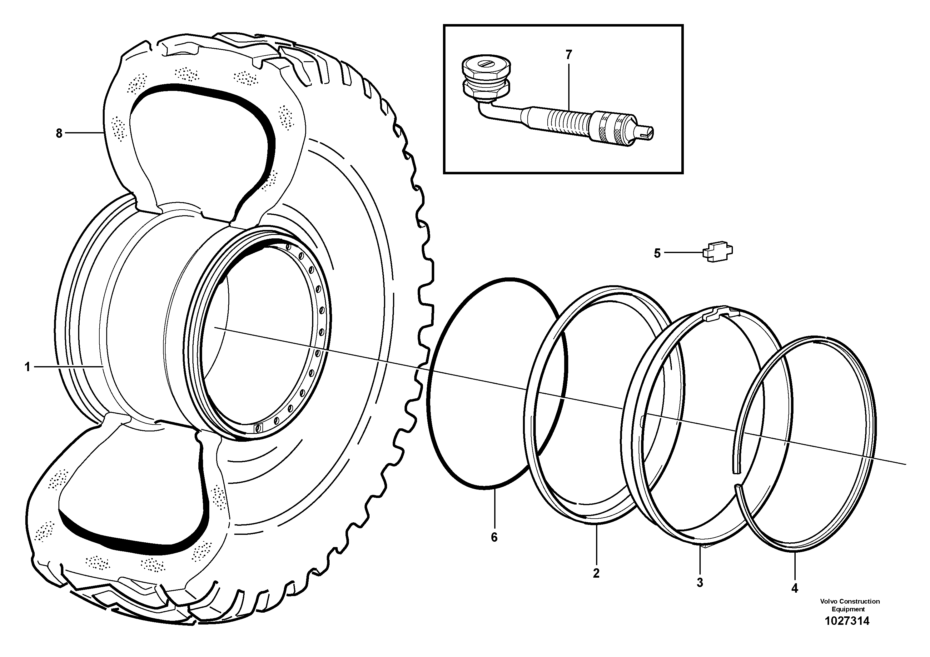 Mn Bearing Part VOE15186072 VOLVO