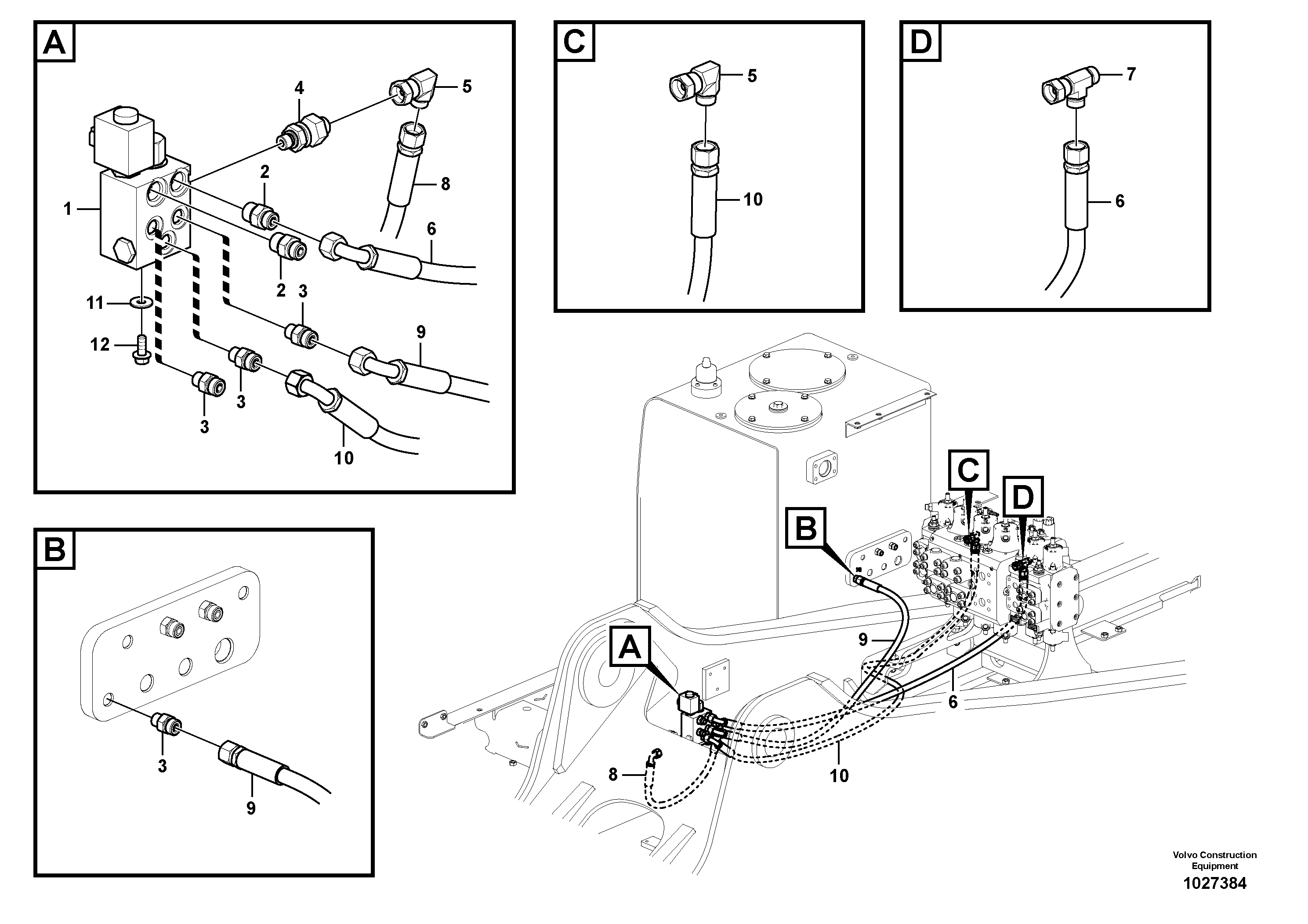 Timing gear casing VOE937892 VOLVO