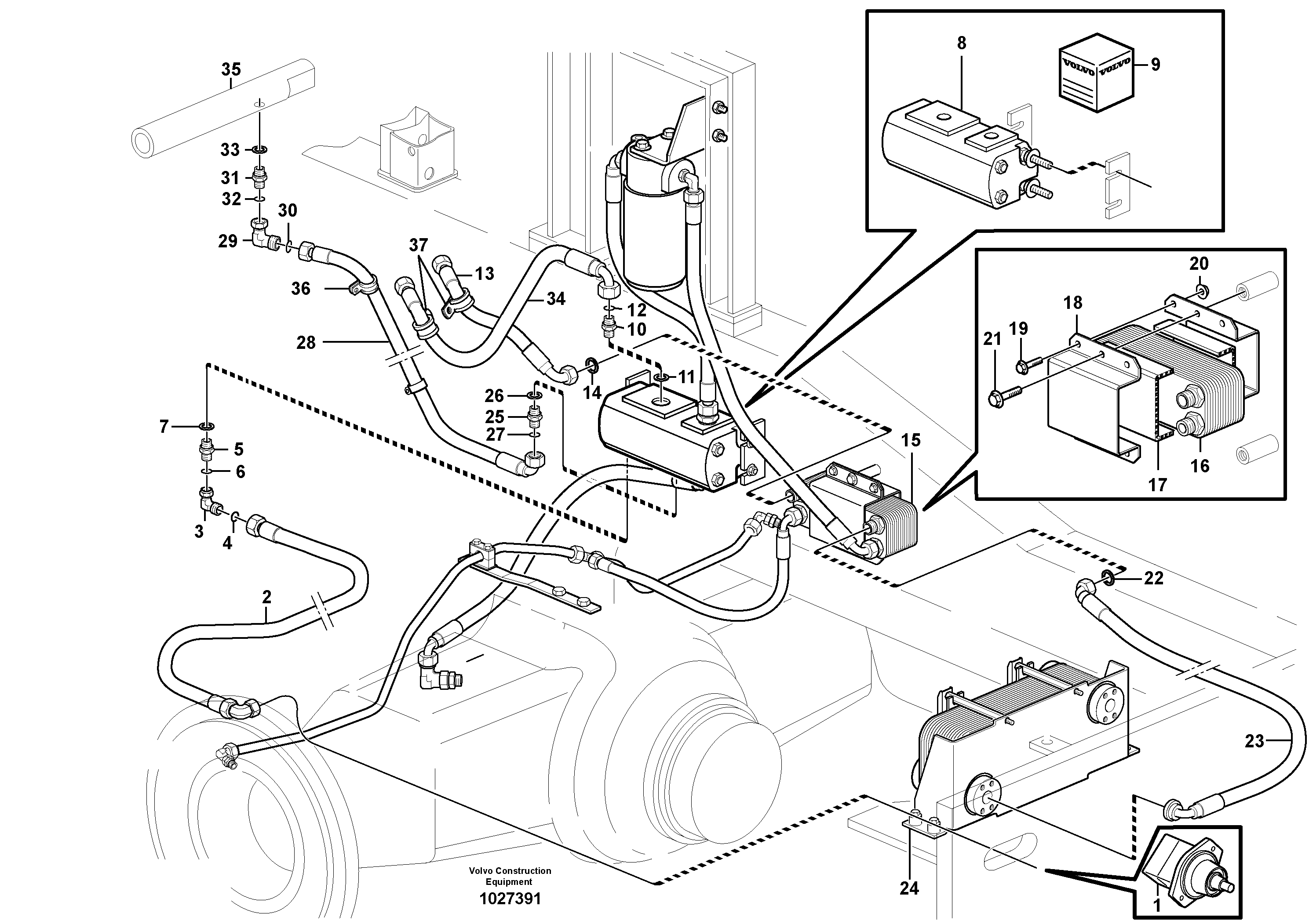 Nipple VOE13935423 VOLVO