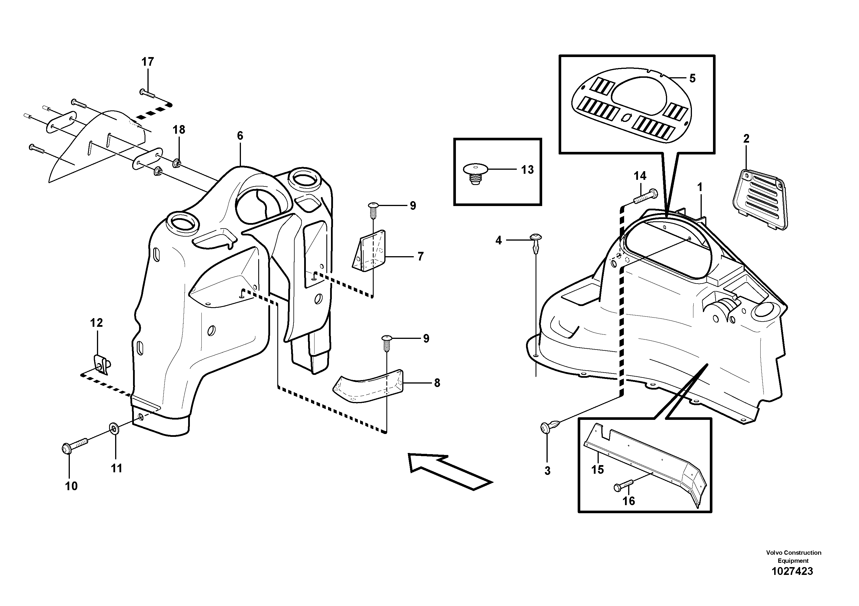 Inlet Hose VOE11204413 VOLVO