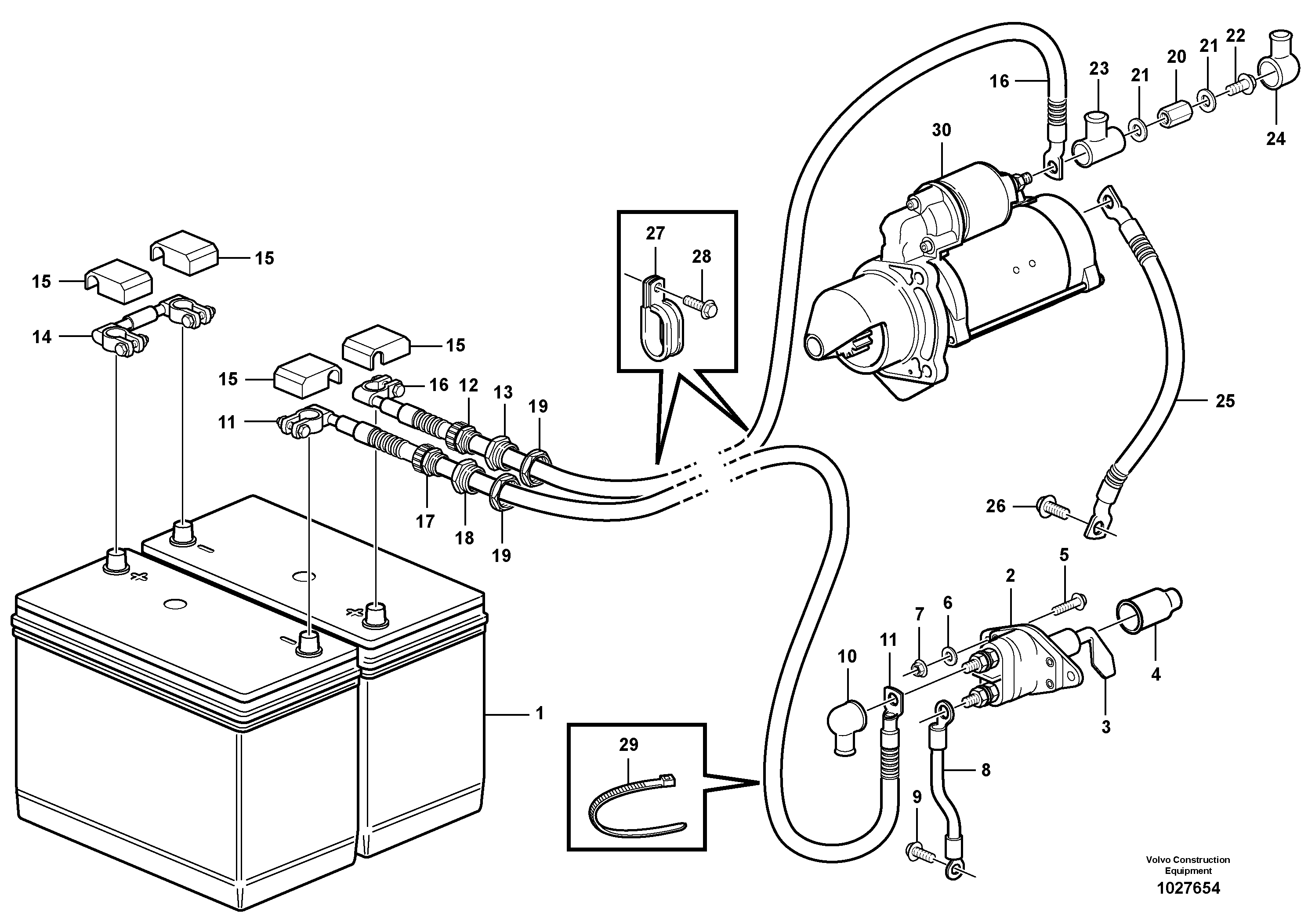 Brush Bearing VOE11147409 VOLVO